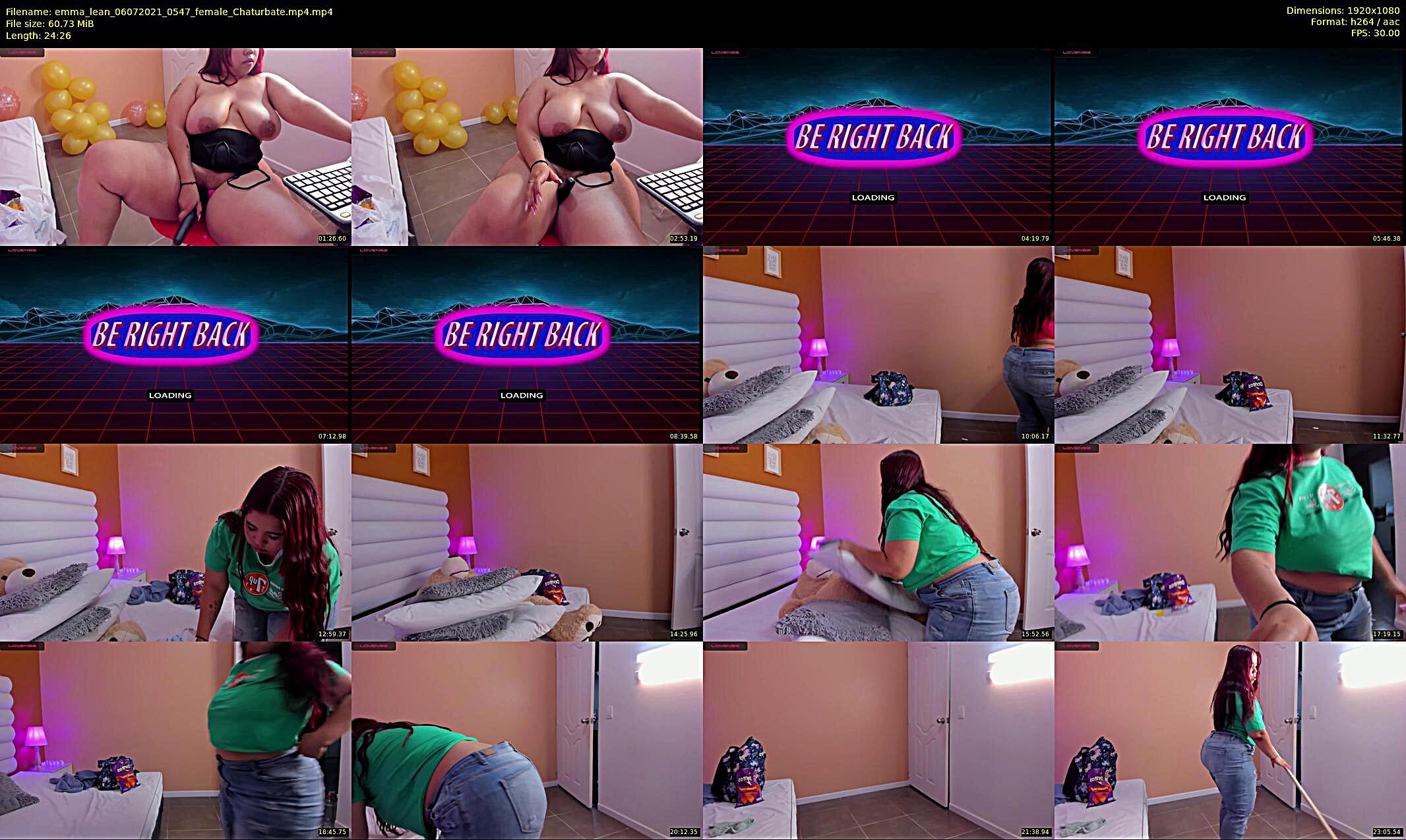 emma_lean — 25 minute Chaturbate female cam show recording, 1080p, Jul 6, 2021