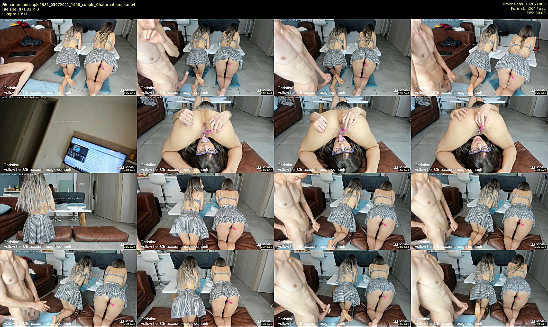 funcouple1985 — 41 minute Chaturbate couple cam show recording, 1080p, Jul 5, 2021