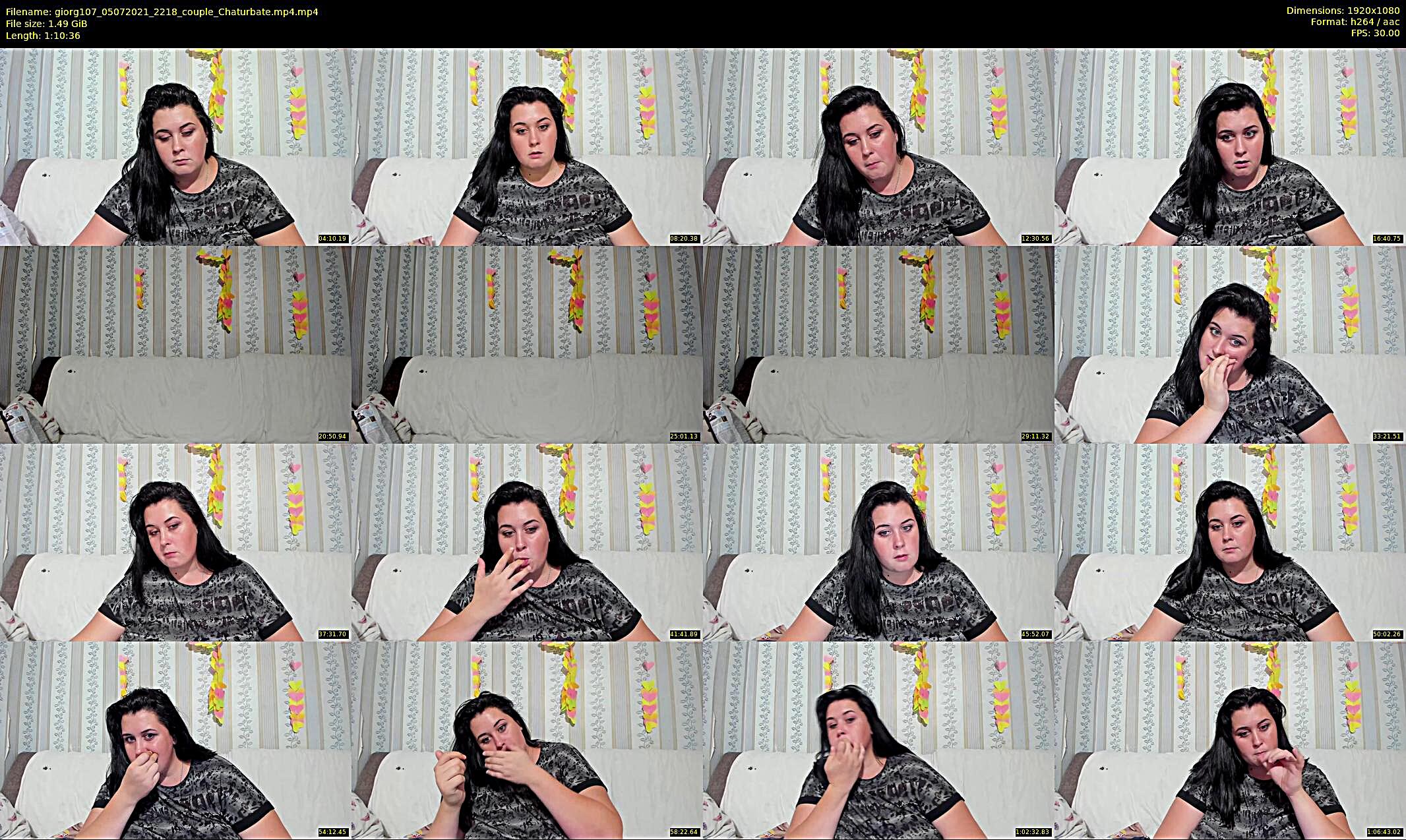 giorg107 — 71 minute Chaturbate couple cam show recording, 1080p, Jul 5, 2021