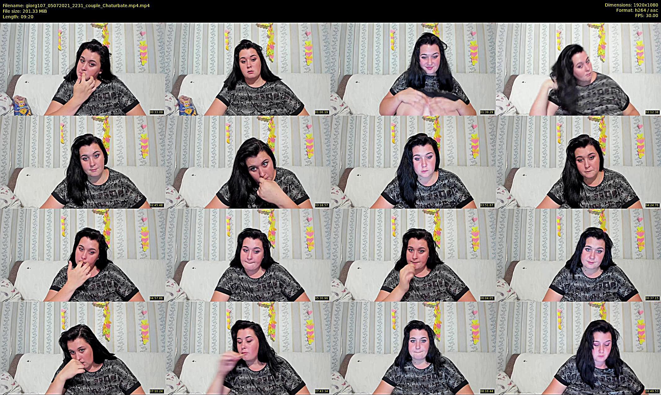 giorg107 — 15 minute Chaturbate couple cam show recording, 1080p, Jul 5, 2021