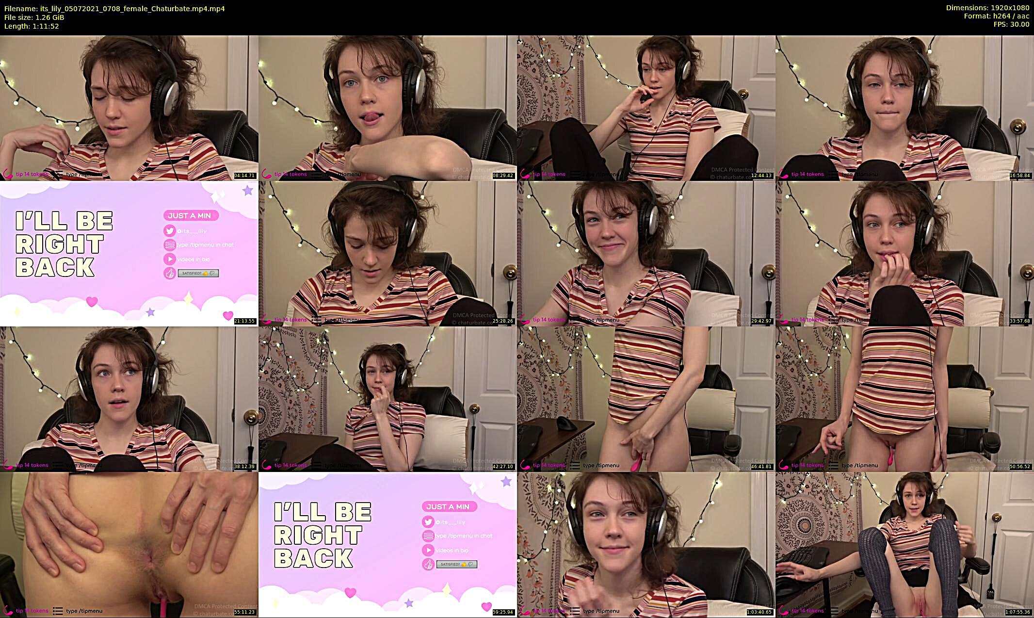 its_lily — 72 minute Chaturbate female cam show recording, 1080p, Jul 5, 2021