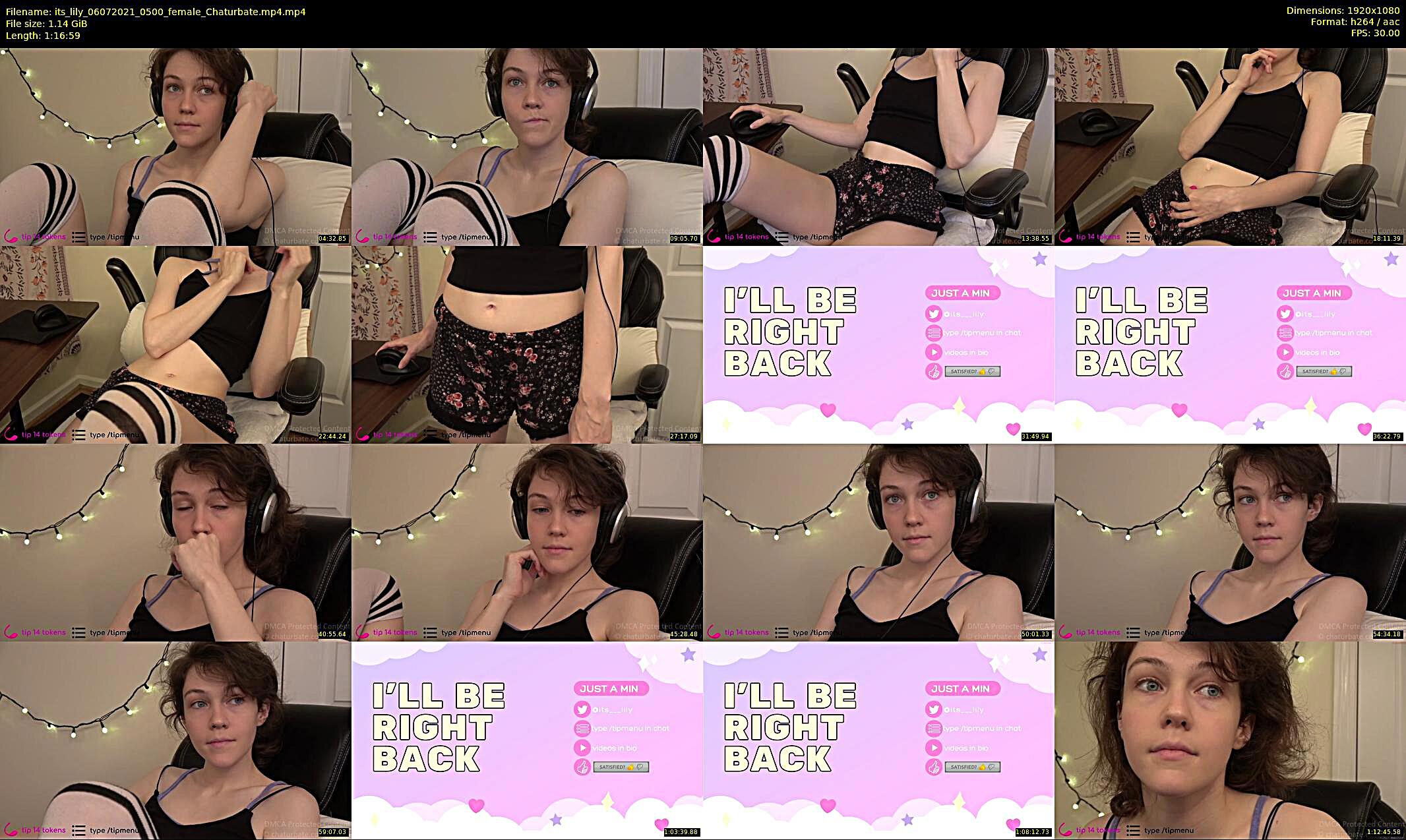 its_lily — 77 minute Chaturbate female cam show recording, 1080p, Jul 6, 2021