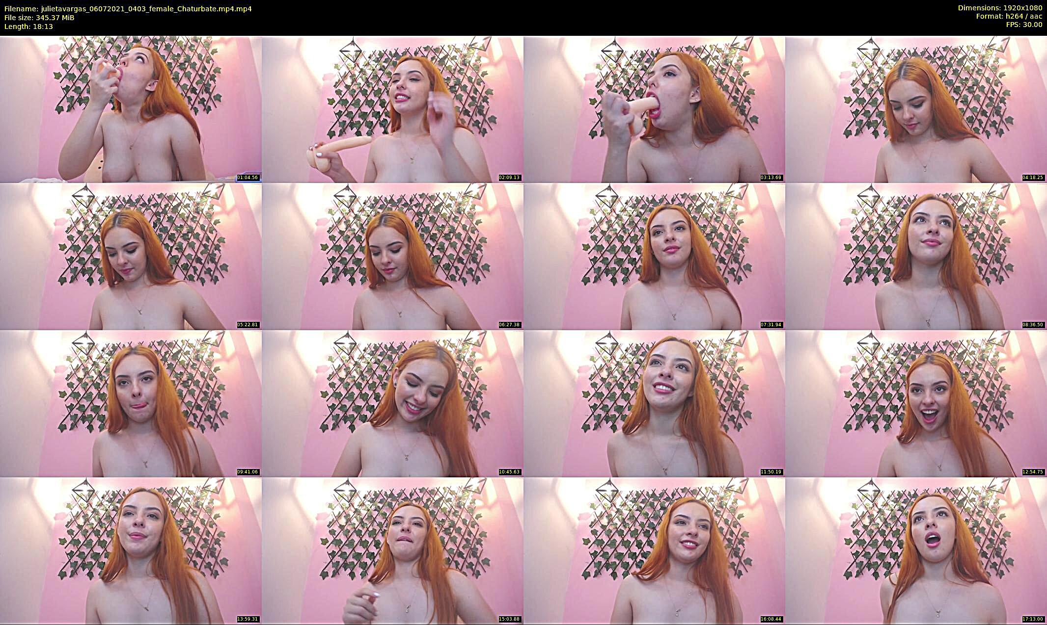 julietavargas — 19 minute Chaturbate female cam show recording, 1080p, Jul 6, 2021