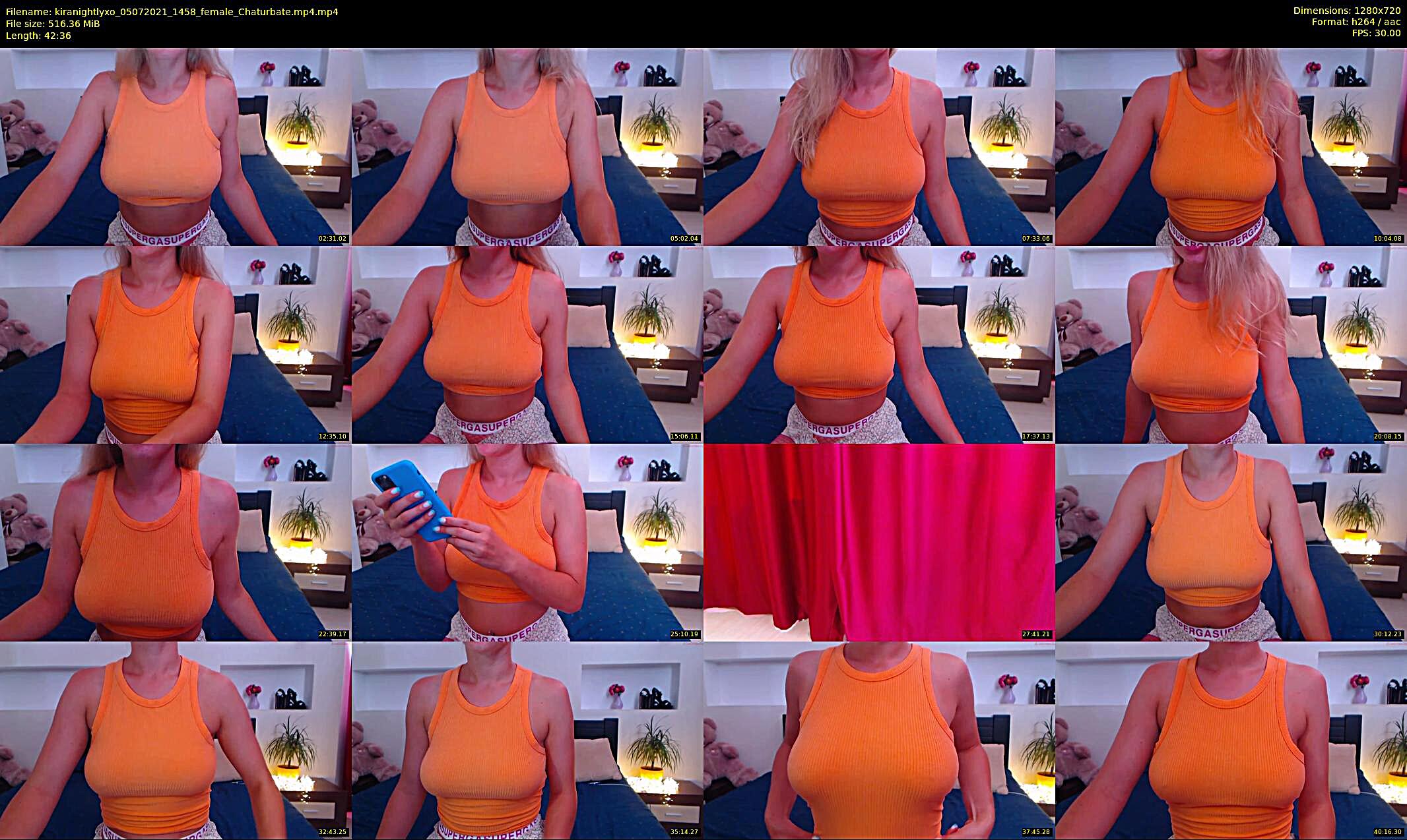 kiranightlyxo — 43 minute Chaturbate female cam show recording, 720p, Jul 5, 2021