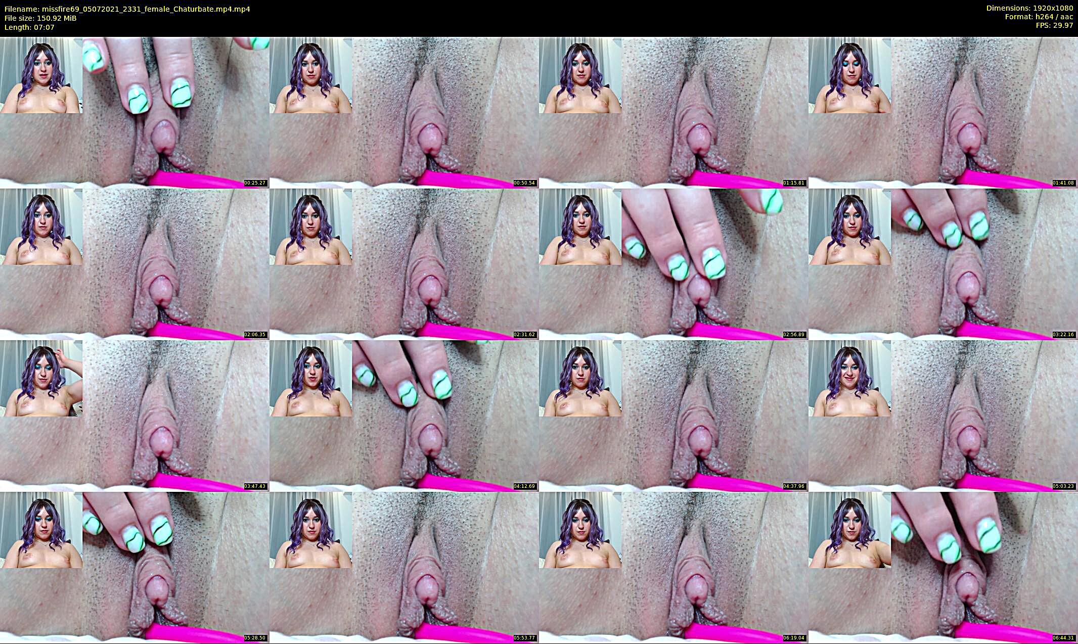 missfire69 — 8 minute Chaturbate female cam show recording, 1080p, Jul 5, 2021