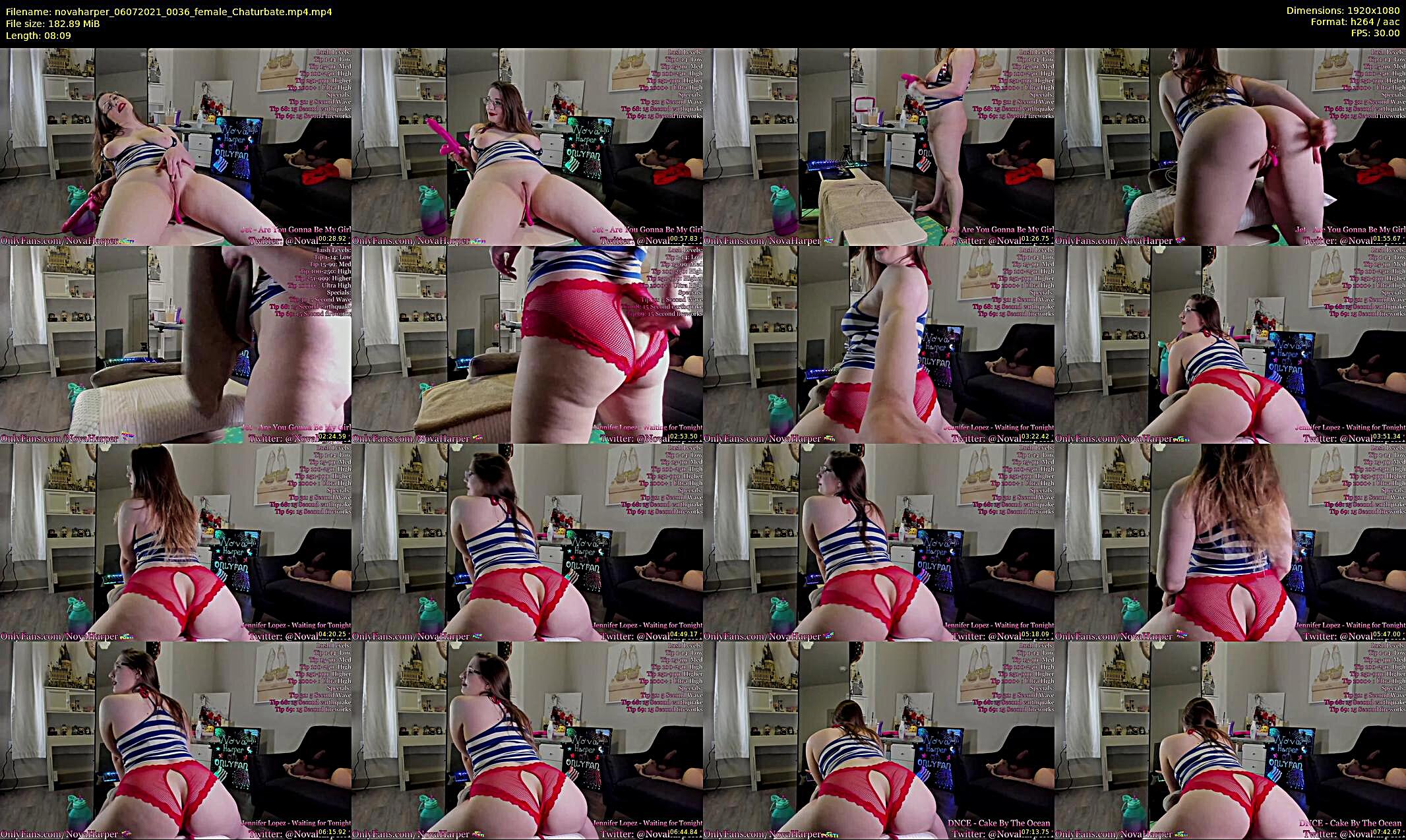 novaharper — 9 minute Chaturbate female cam show recording, 1080p, Jul 6, 2021