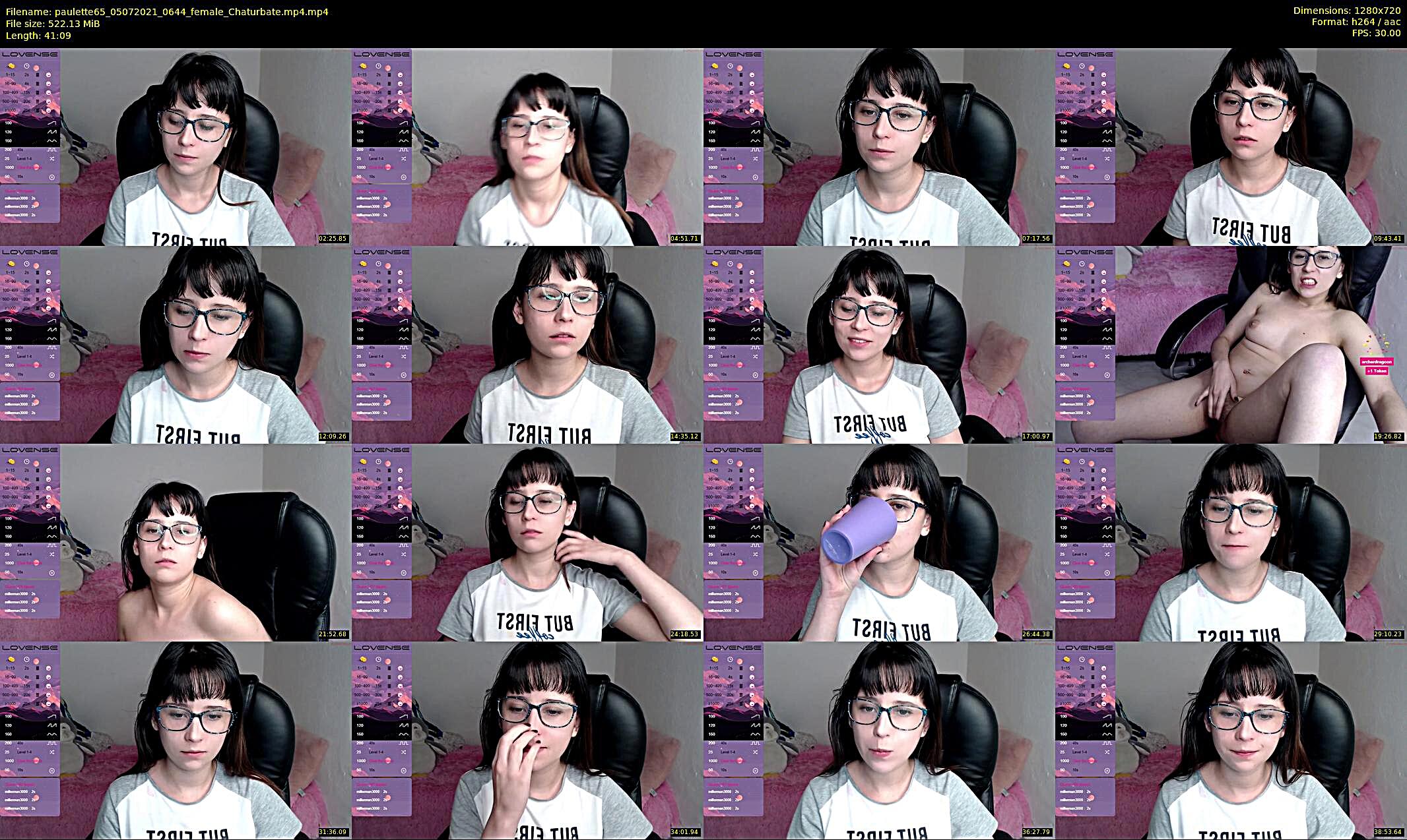 paulette65 — 42 minute Chaturbate female cam show recording, 720p, Jul 5, 2021