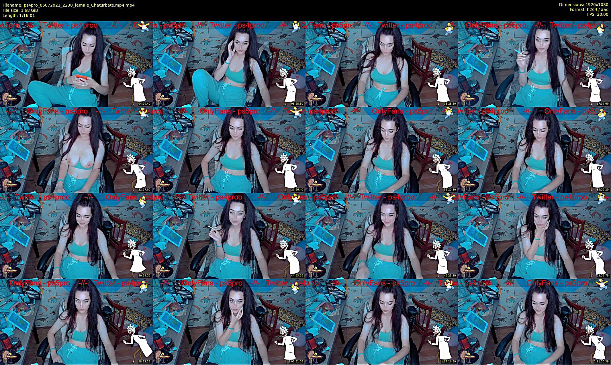 ps4pro — 77 minute Chaturbate female cam show recording, 1080p, Jul 5, 2021