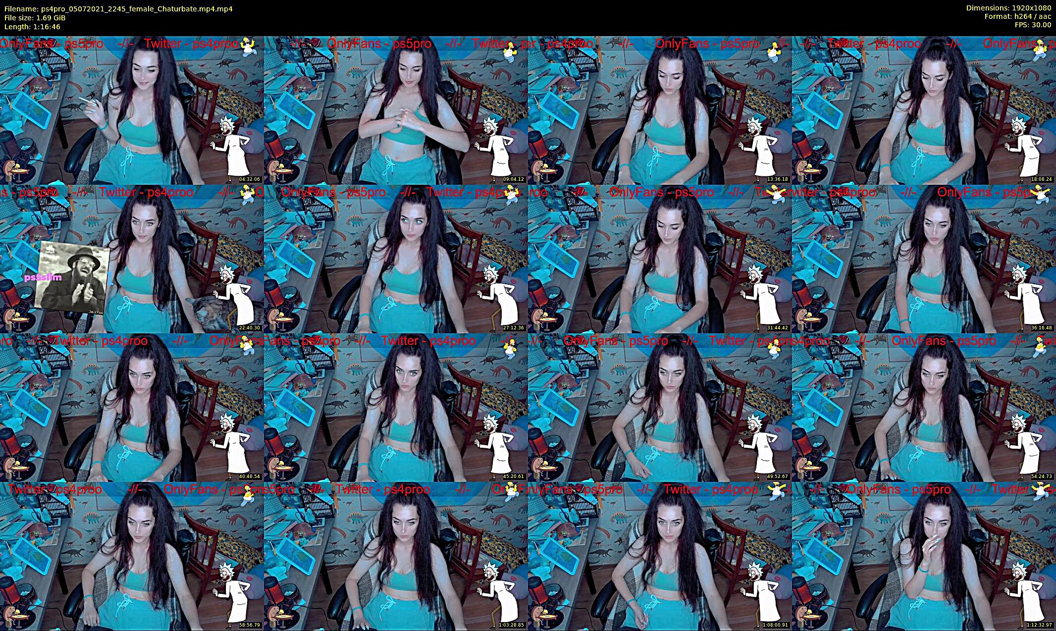 ps4pro — 77 minute Chaturbate female cam show recording, 1080p, Jul 5, 2021