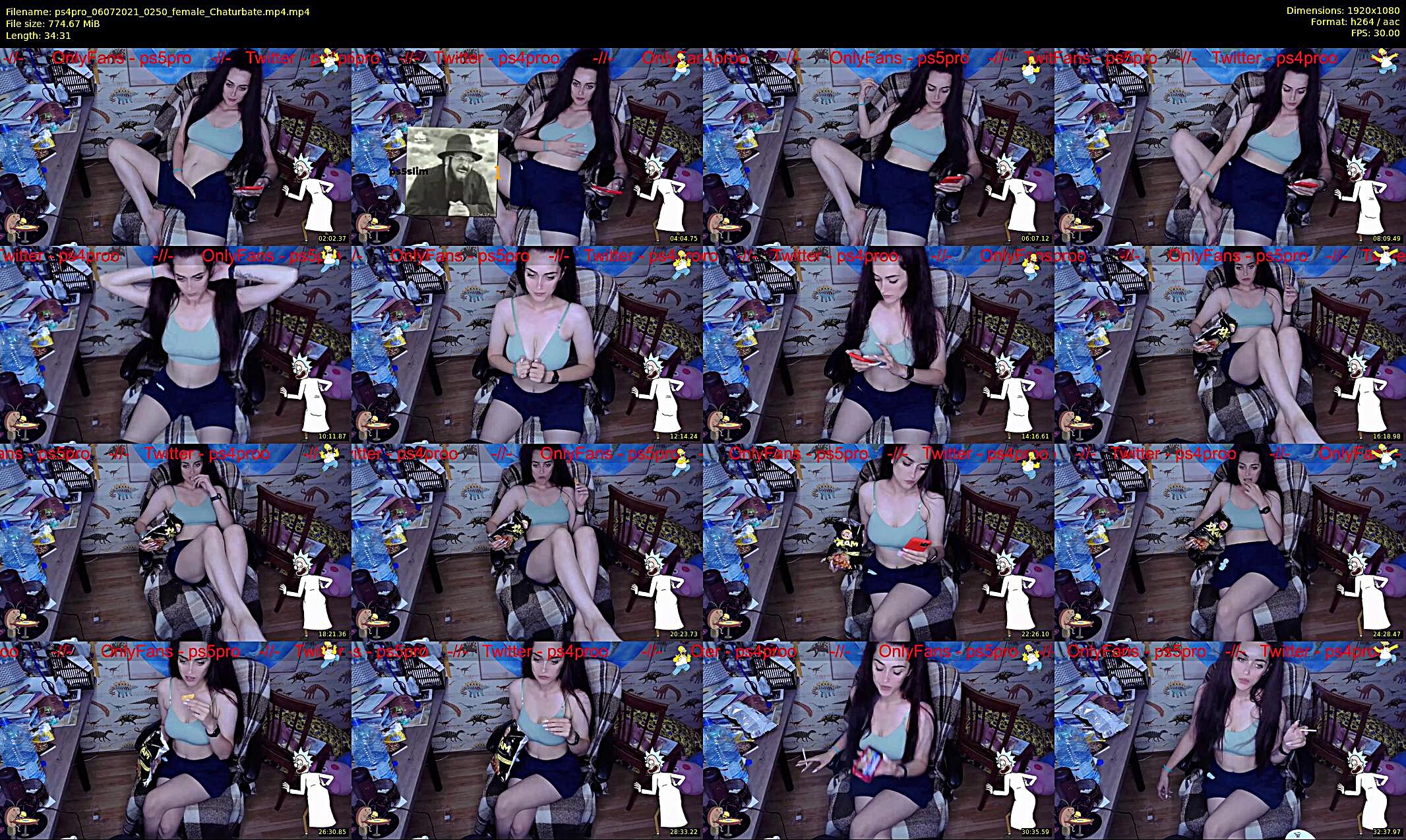 ps4pro — 11 minute Chaturbate female cam show recording, 1080p, Jul 6, 2021