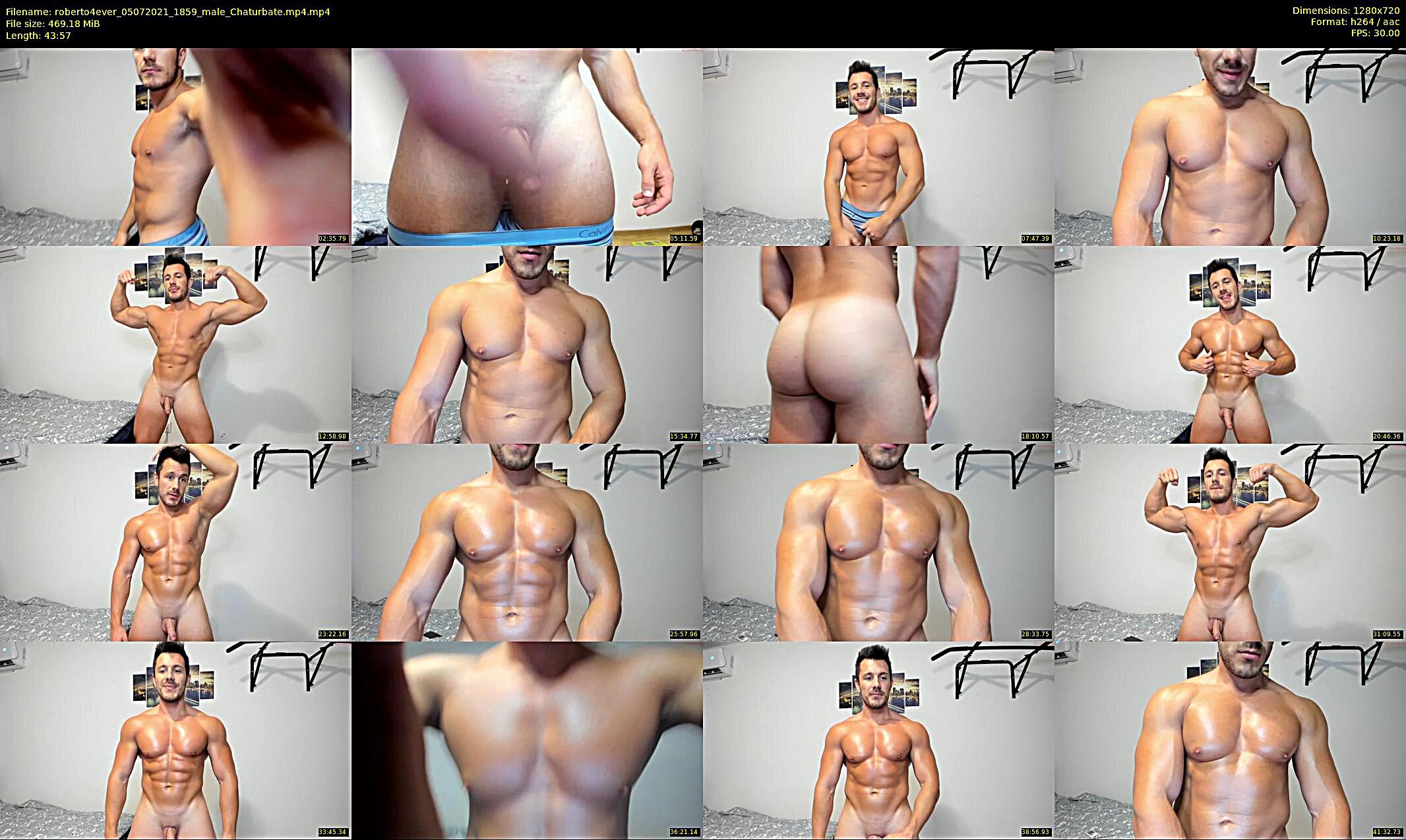 roberto4ever — 44 minute Chaturbate male cam show recording, 720p, Jul 5, 2021