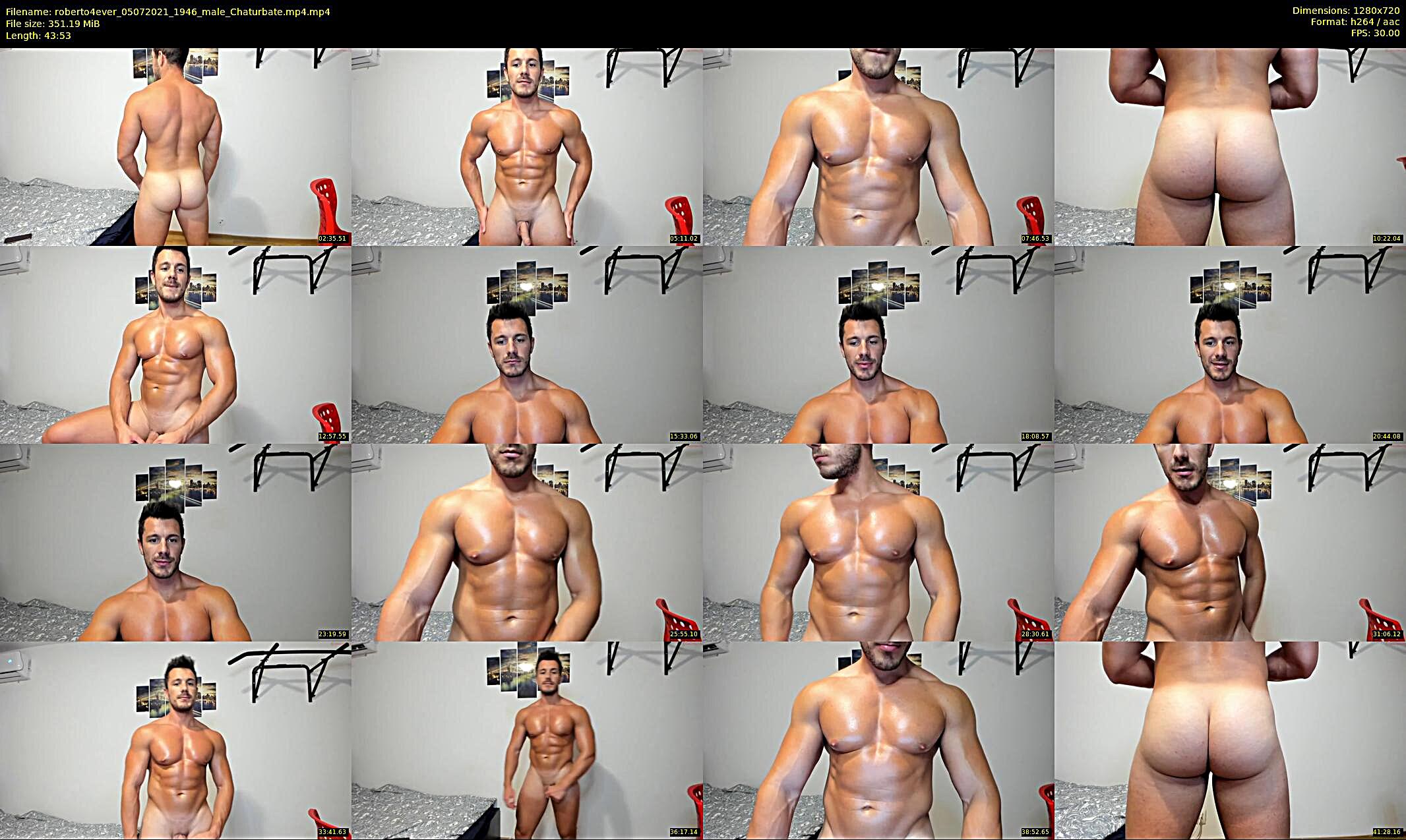 roberto4ever — 44 minute Chaturbate male cam show recording, 720p, Jul 5, 2021