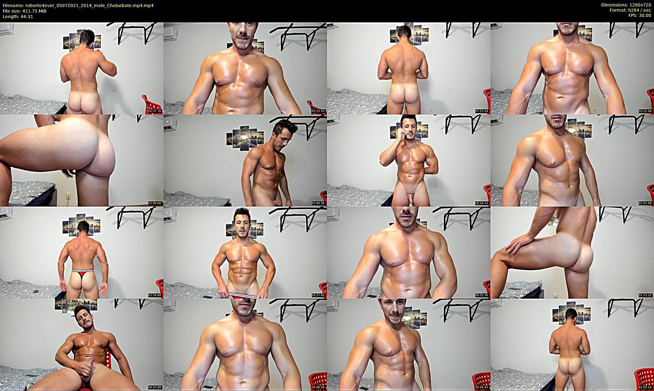 roberto4ever — 45 minute Chaturbate male cam show recording, 720p, Jul 5, 2021