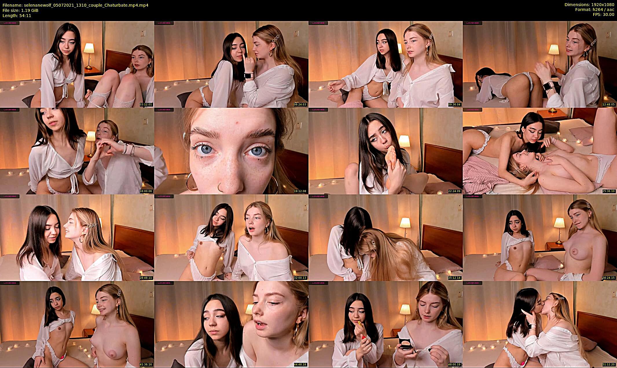selenanewolf — 55 minute Chaturbate couple cam show recording, 1080p, Jul 5, 2021