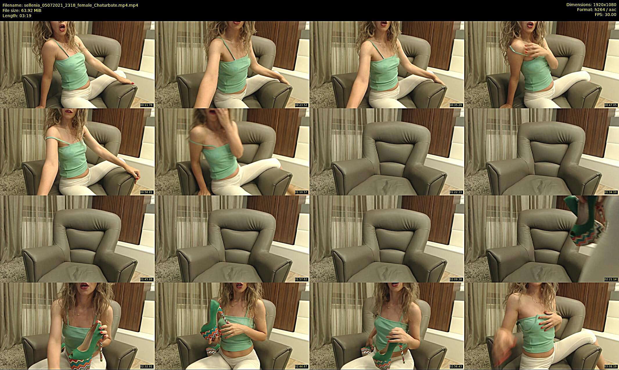 sellenia — 4 minute Chaturbate female cam show recording, 1080p, Jul 5, 2021