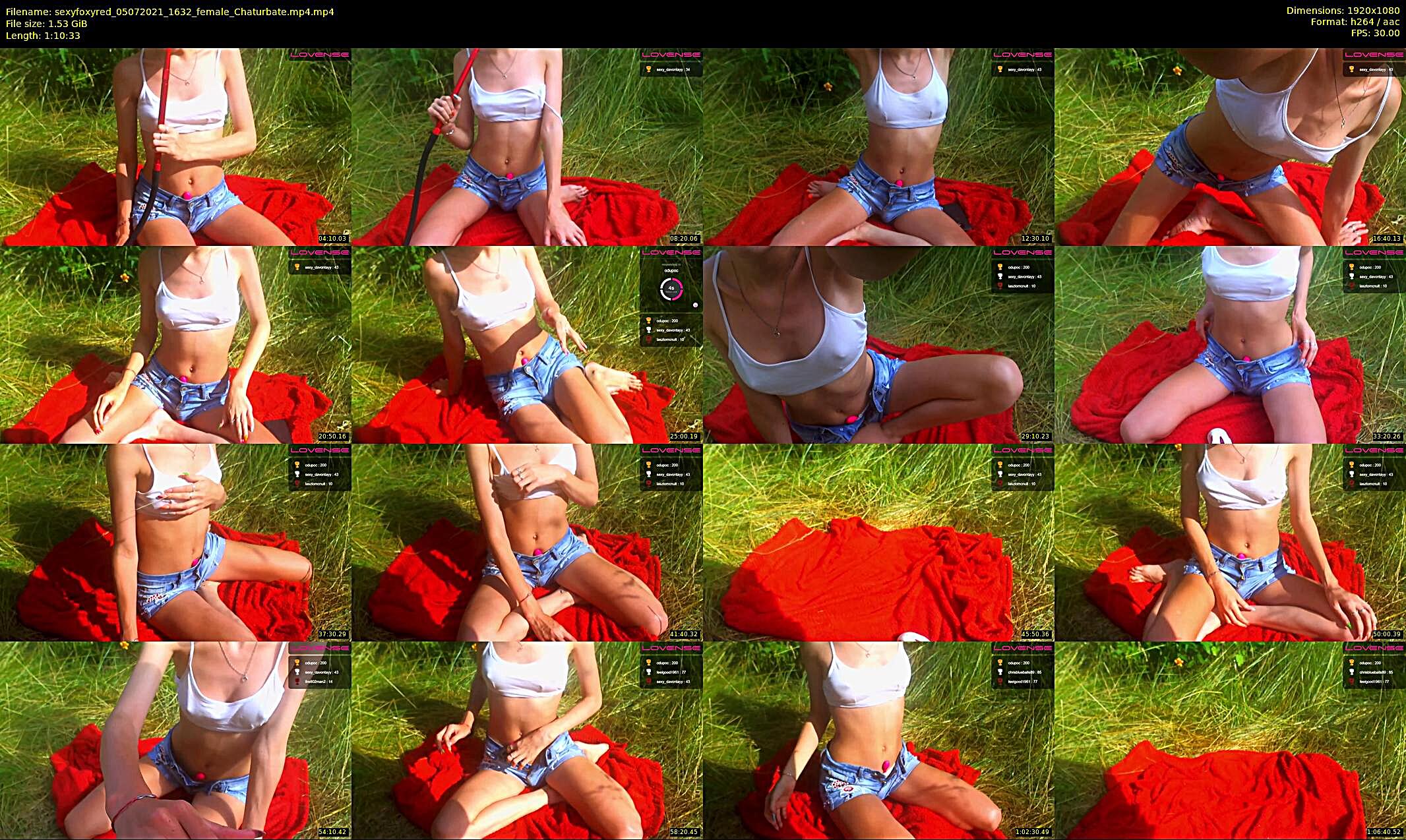 sexyfoxyred — 71 minute Chaturbate female cam show recording, 1080p, Jul 5, 2021