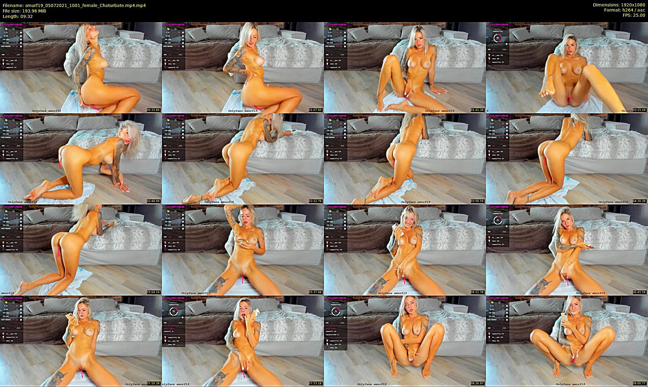 smurf19 — 10 minute Chaturbate female cam show recording, 1080p, Jul 5, 2021