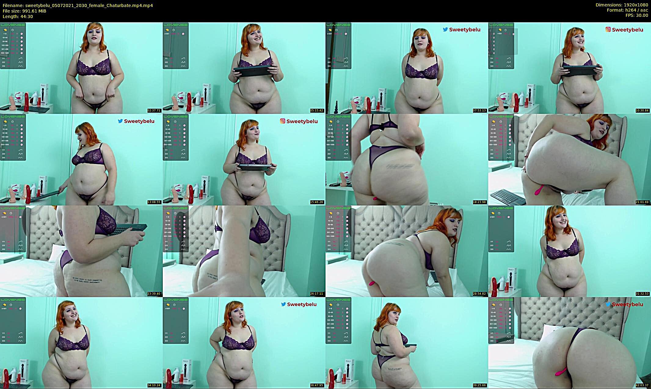 sweetybelu — 23 minute Chaturbate female cam show recording, 1080p, Jul 5, 2021