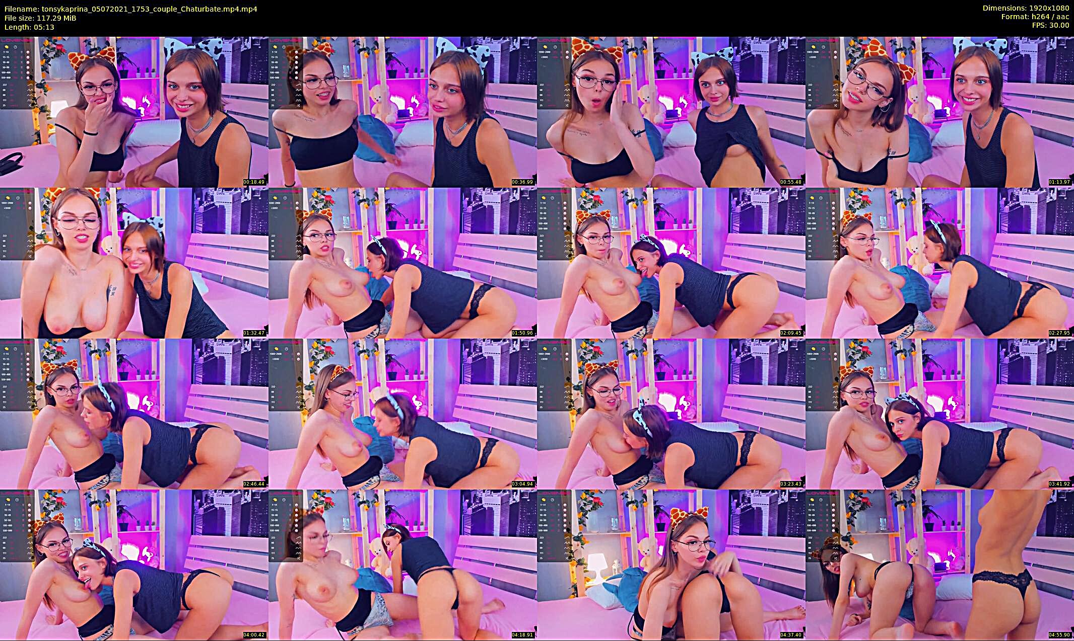tonsykaprina — 6 minute Chaturbate couple cam show recording, 1080p, Jul 5, 2021