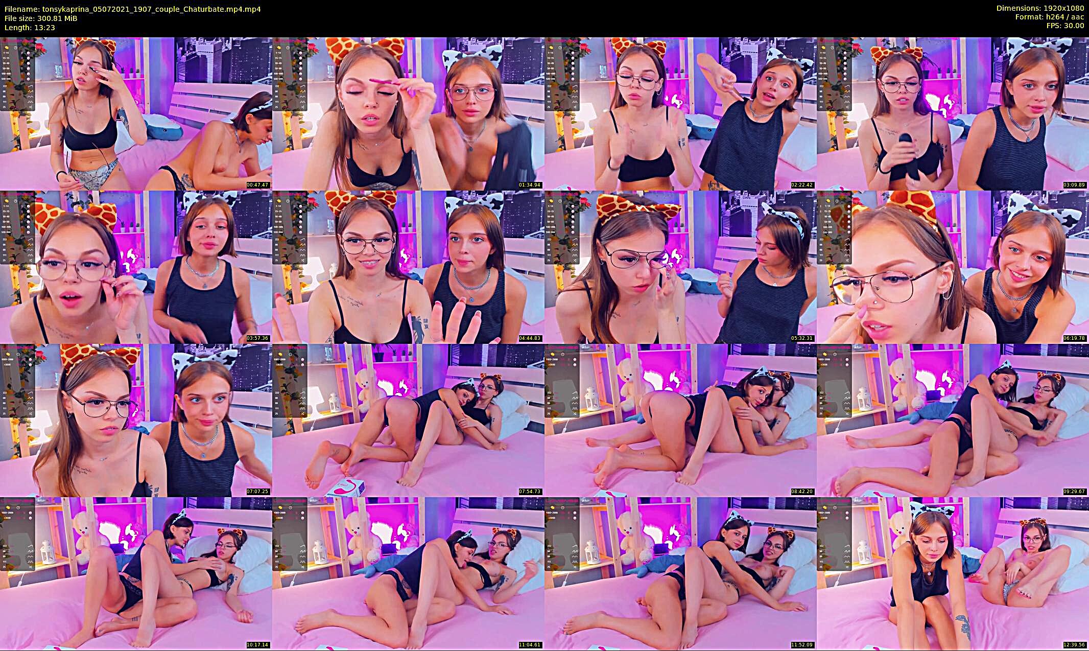 tonsykaprina — 14 minute Chaturbate couple cam show recording, 1080p, Jul 5, 2021