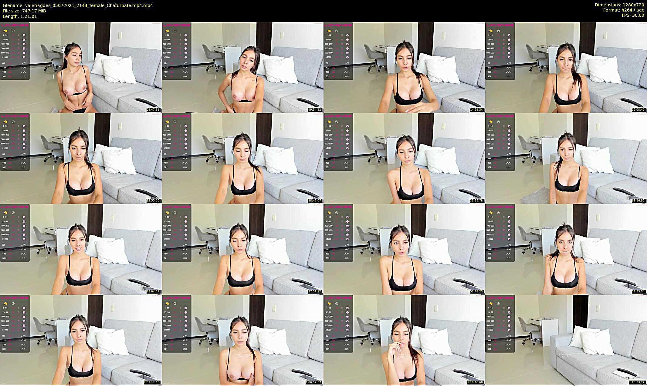 valeriagoes — 45 minute Chaturbate female cam show recording, 720p, Jul 5, 2021