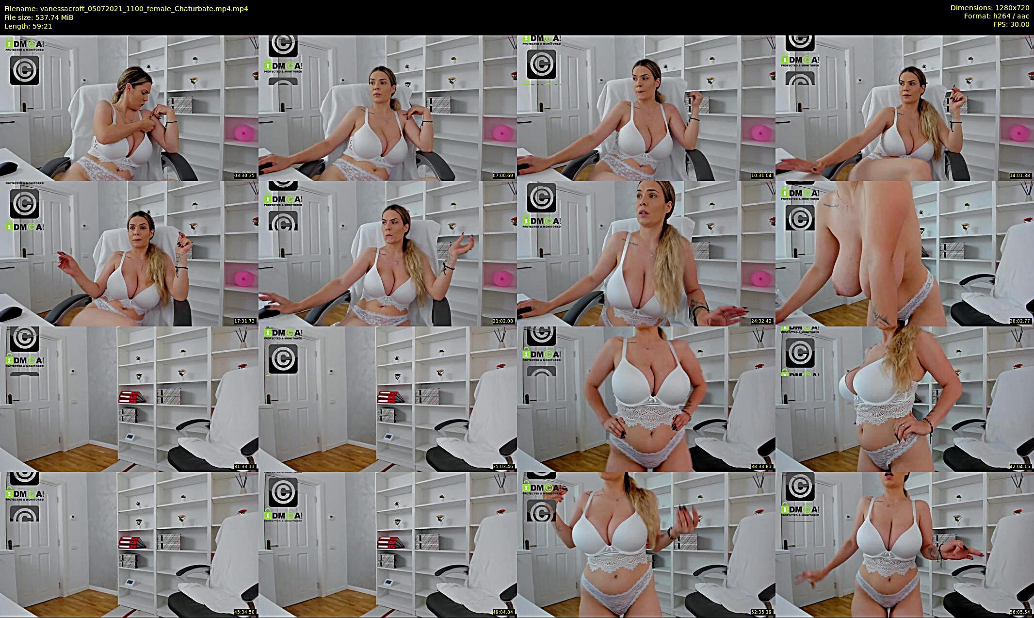 vanessacroft — 60 minute Chaturbate female cam show recording, 720p, Jul 5, 2021