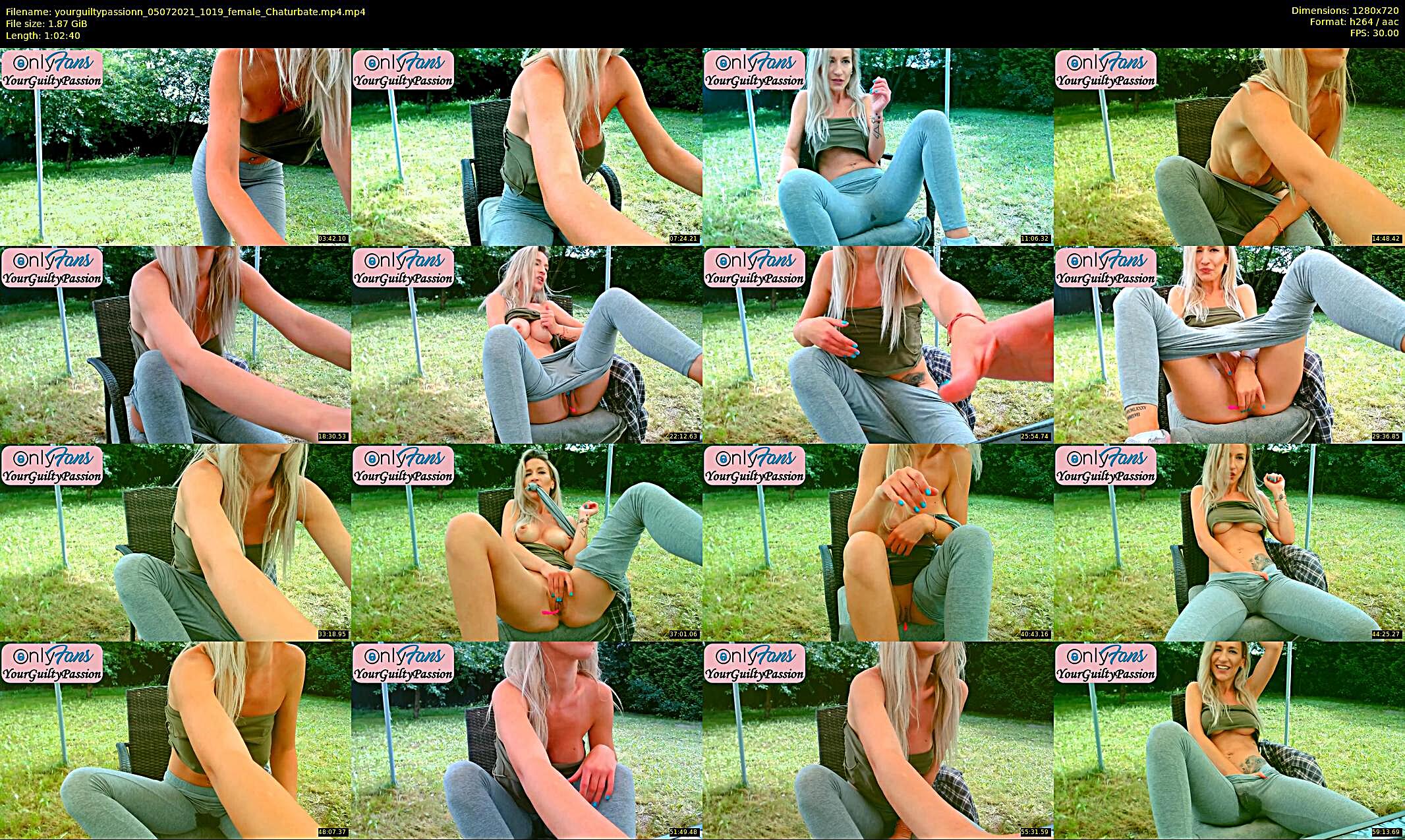 yourguiltypassionn — 63 minute Chaturbate female cam show recording, 720p, Jul 5, 2021