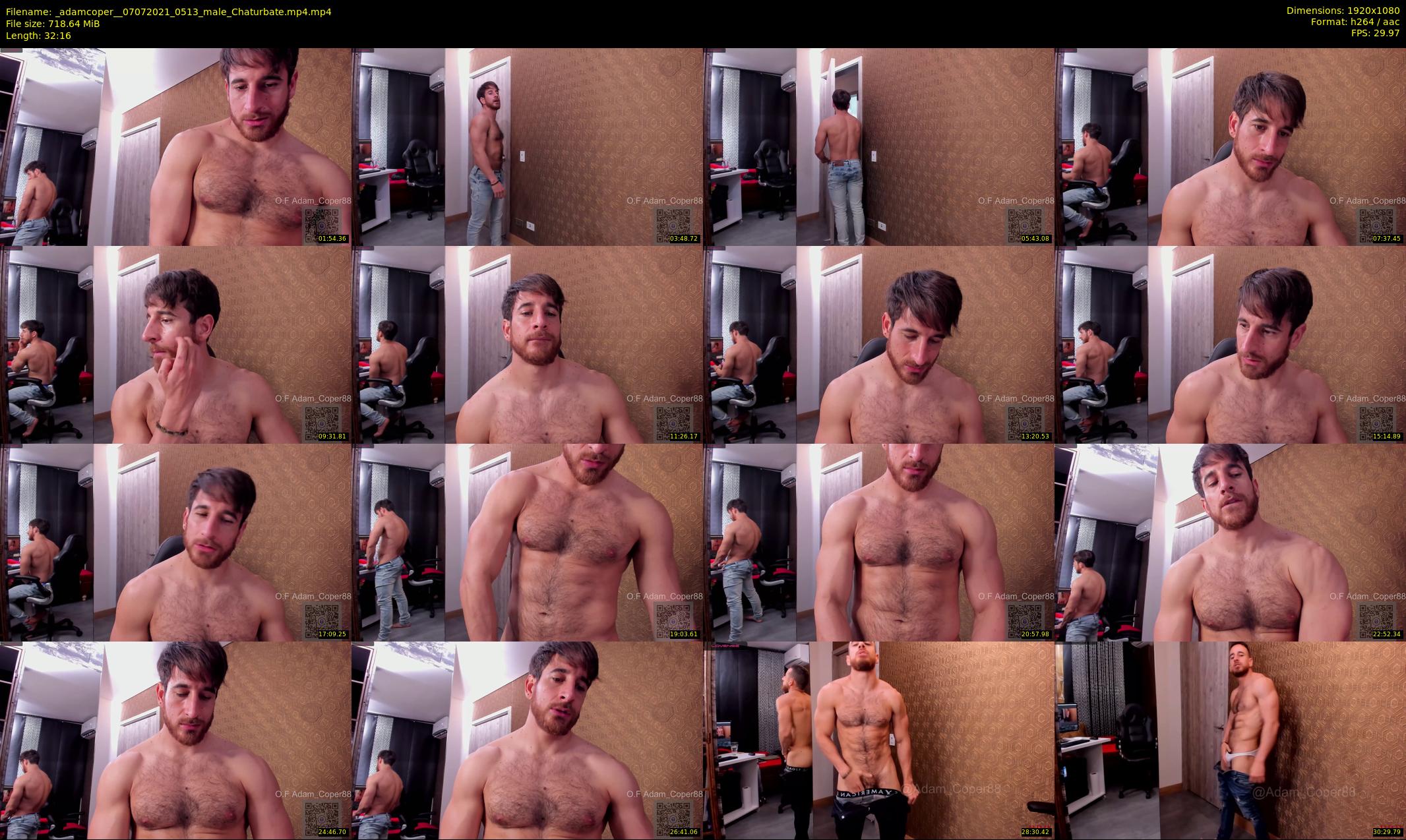 _adamcoper_ — 33 minute Chaturbate male cam show recording, 1080p, Jul 7, 2021