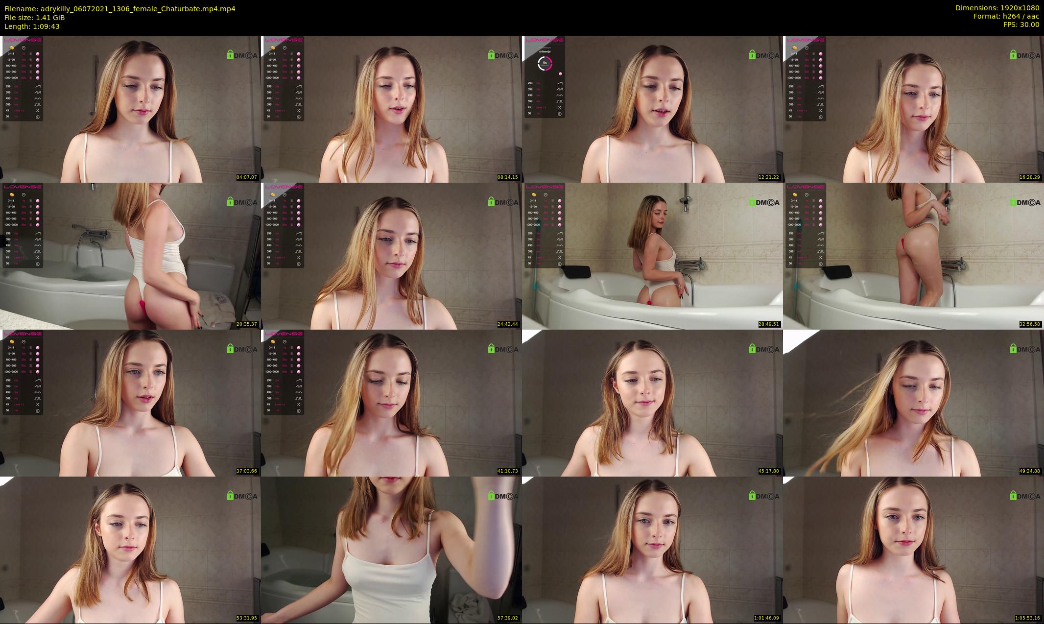 adrykilly — 70 minute Chaturbate female cam show recording, 1080p, Jul 6, 2021
