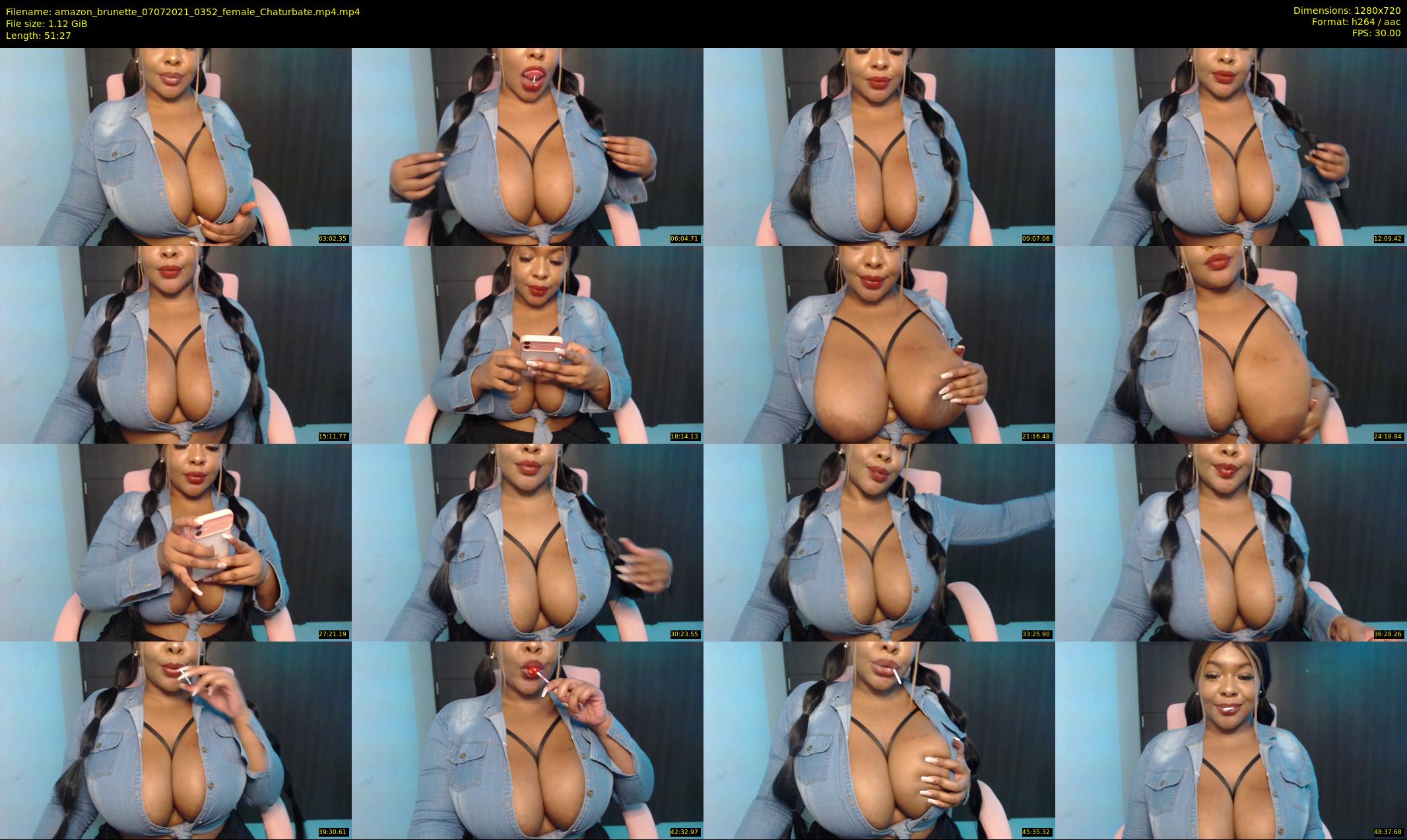 amazon_brunette — 52 minute Chaturbate female cam show recording, 720p, Jul 7, 2021