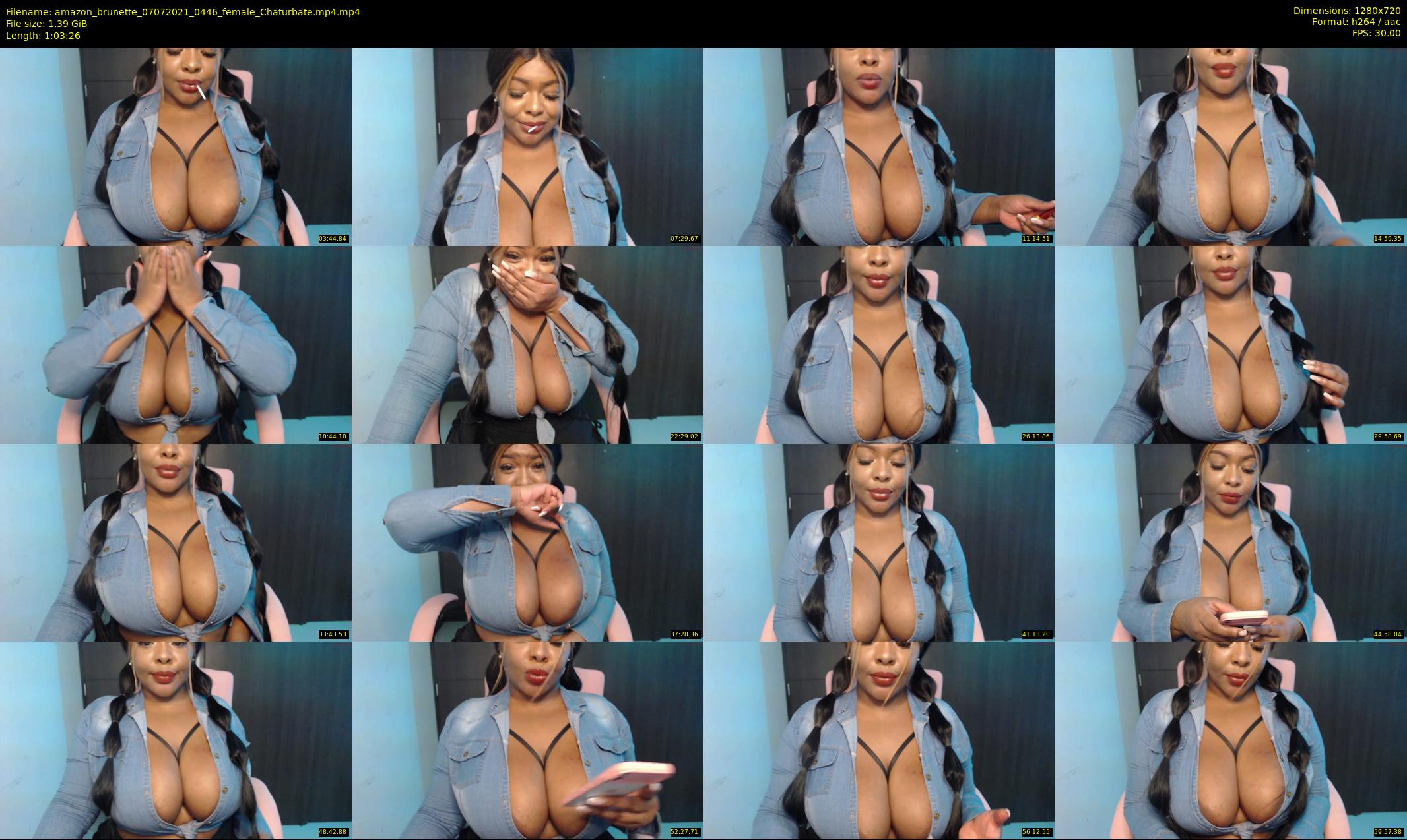 amazon_brunette — 64 minute Chaturbate female cam show recording, 720p, Jul 7, 2021