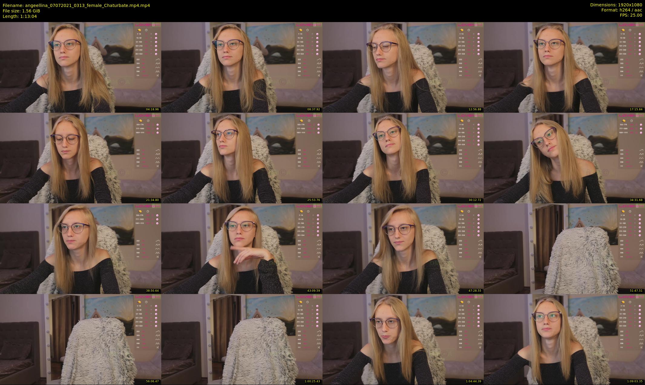 angeellina — 74 minute Chaturbate female cam show recording, 1080p, Jul 7, 2021