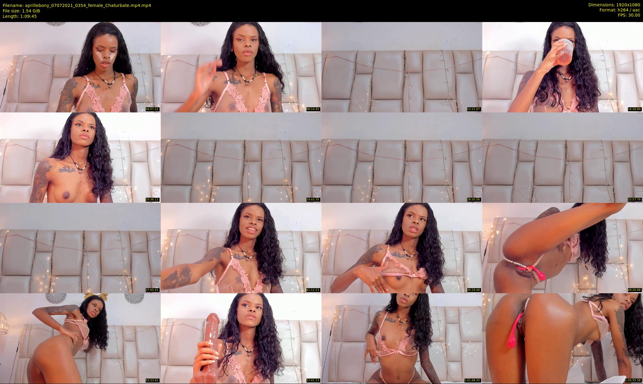 aprillebony — 70 minute Chaturbate female cam show recording, 1080p, Jul 7, 2021