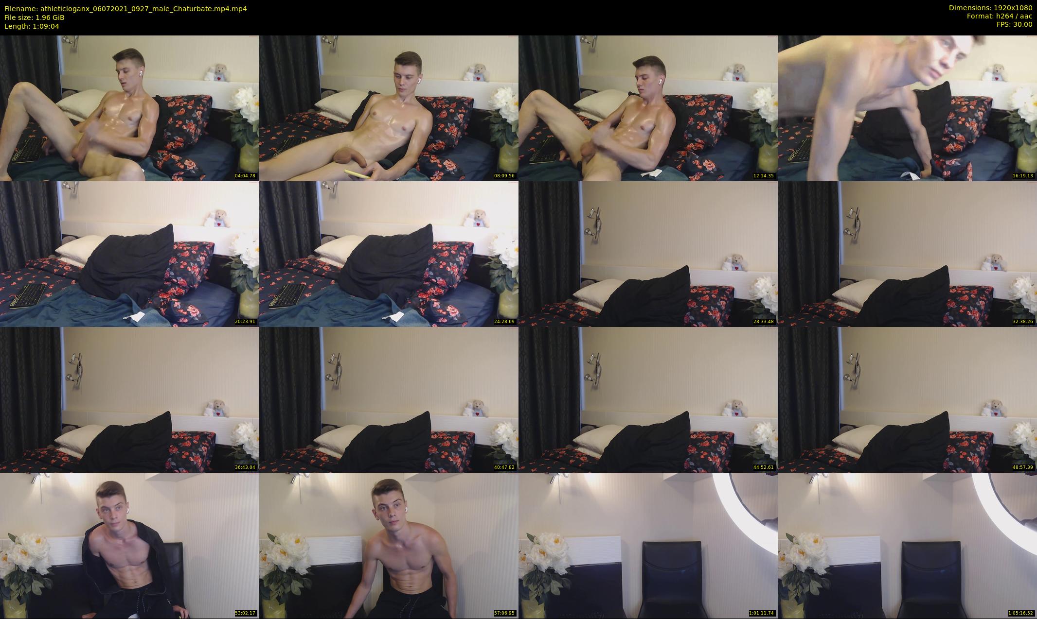 athleticloganx — 70 minute Chaturbate male cam show recording, 1080p, Jul 6, 2021