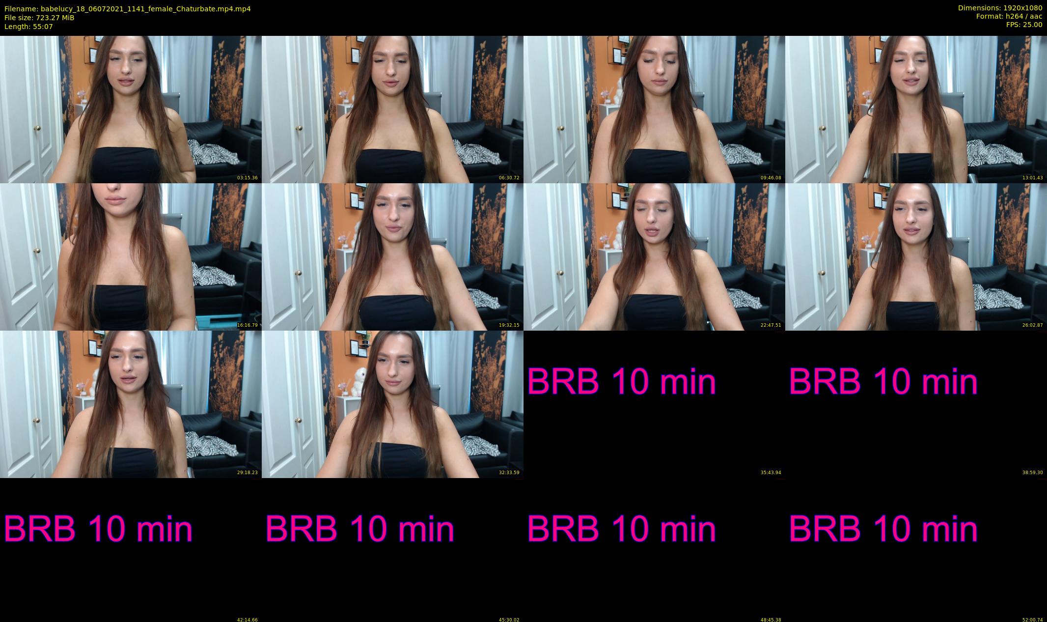 babelucy_18 — 56 minute Chaturbate female cam show recording, 1080p, Jul 6, 2021