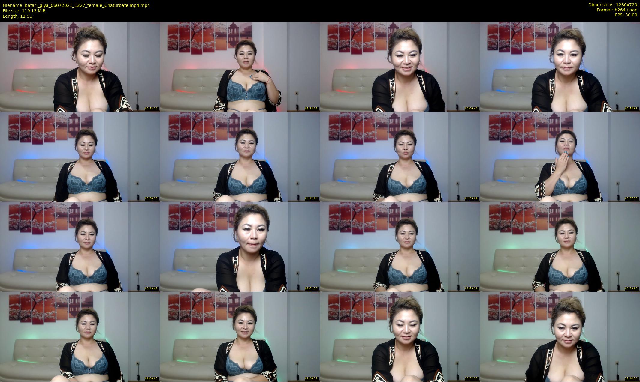 batari_giya — 12 minute Chaturbate female cam show recording, 720p, Jul 6, 2021