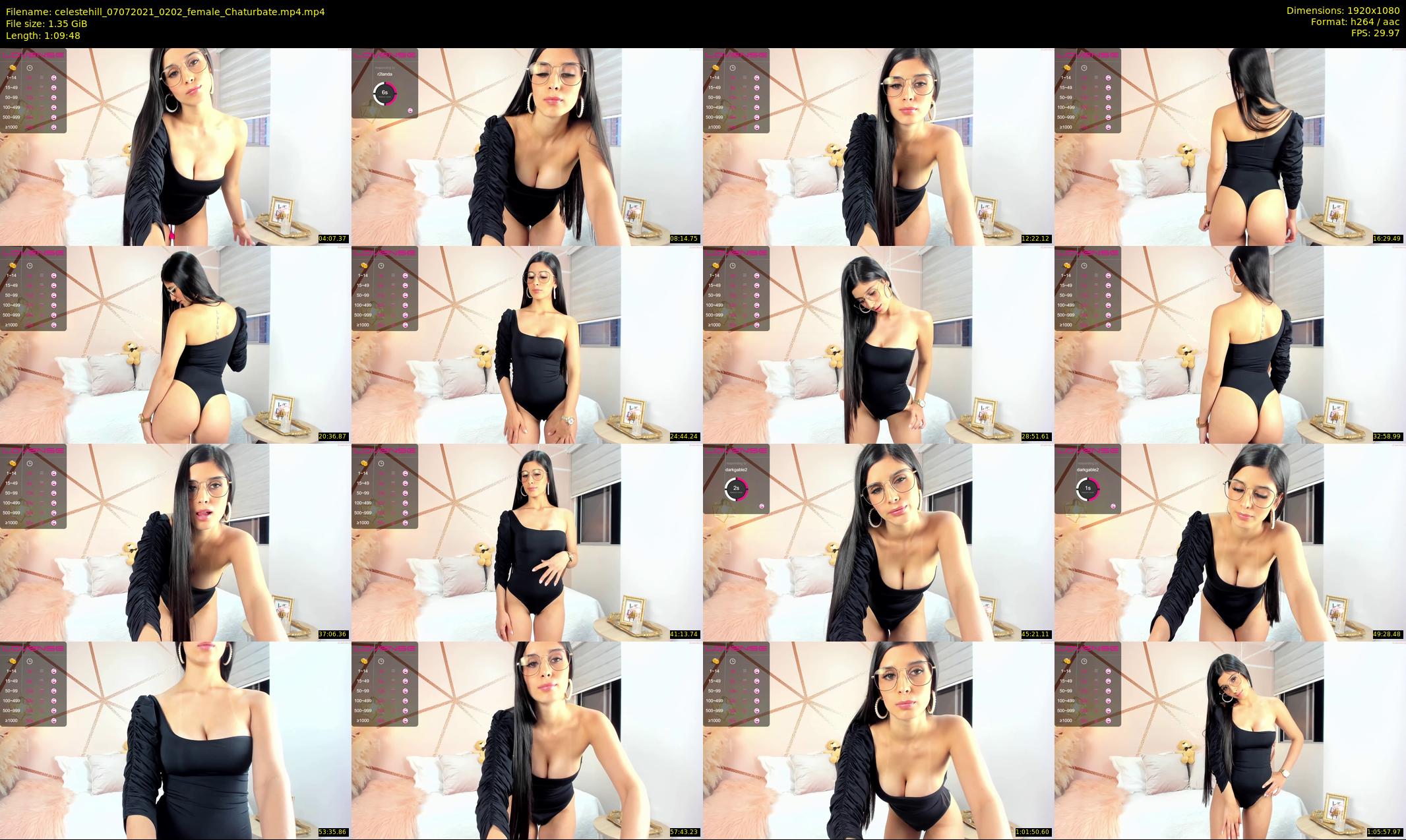 celestehill — 70 minute Chaturbate female cam show recording, 1080p, Jul 7, 2021