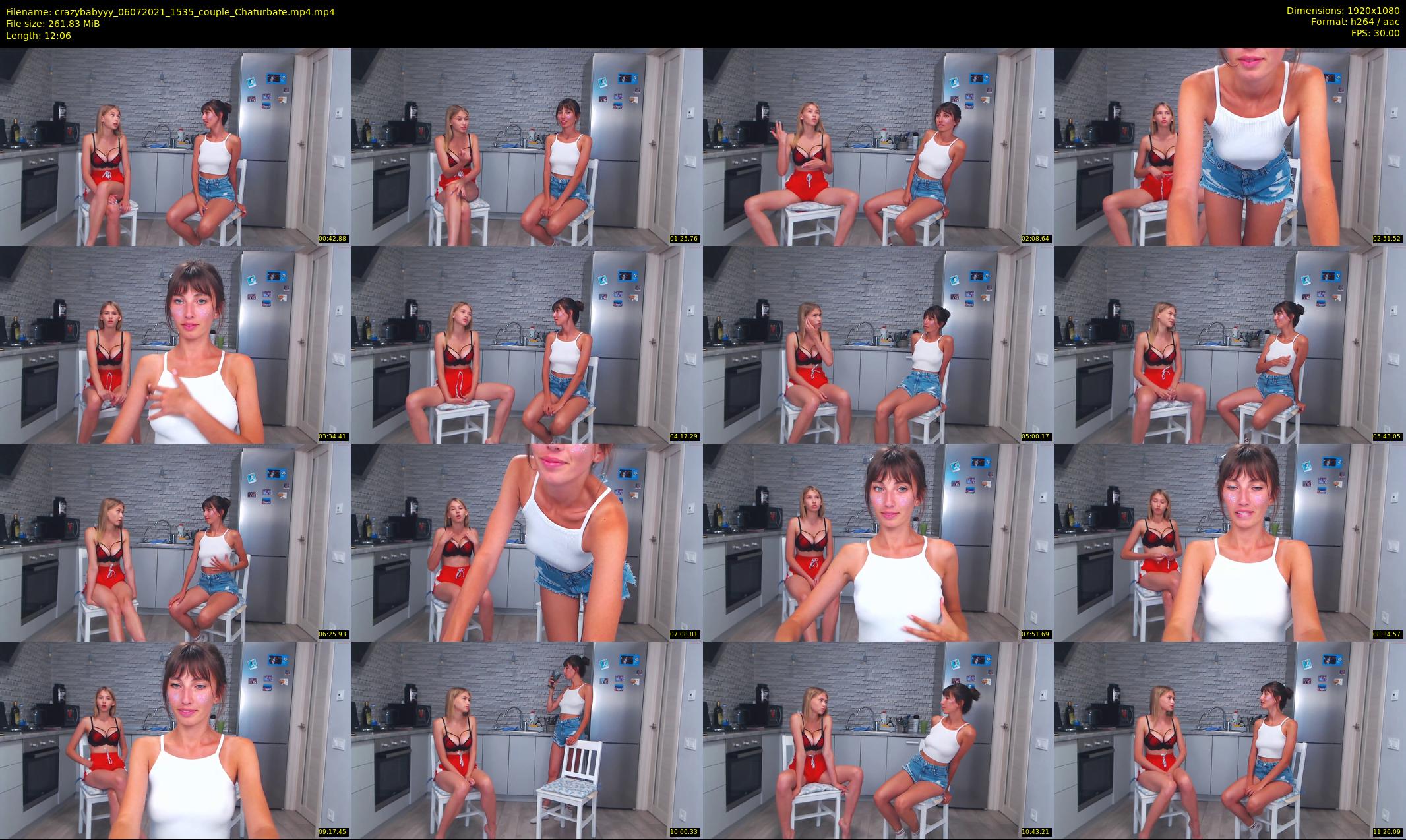 crazybabyyy — 13 minute Chaturbate couple cam show recording, 1080p, Jul 6, 2021