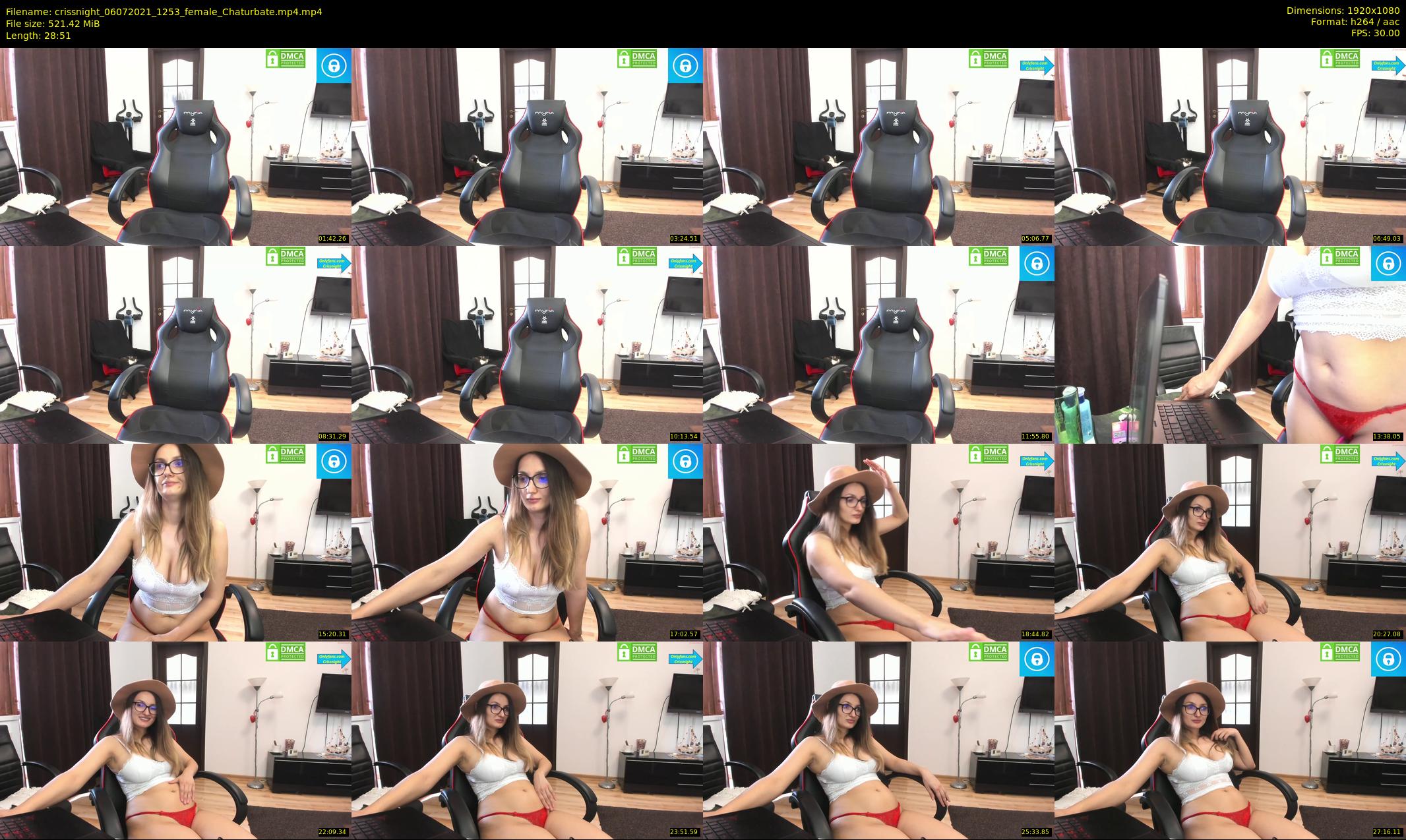 crissnight — 29 minute Chaturbate female cam show recording, 1080p, Jul 6, 2021