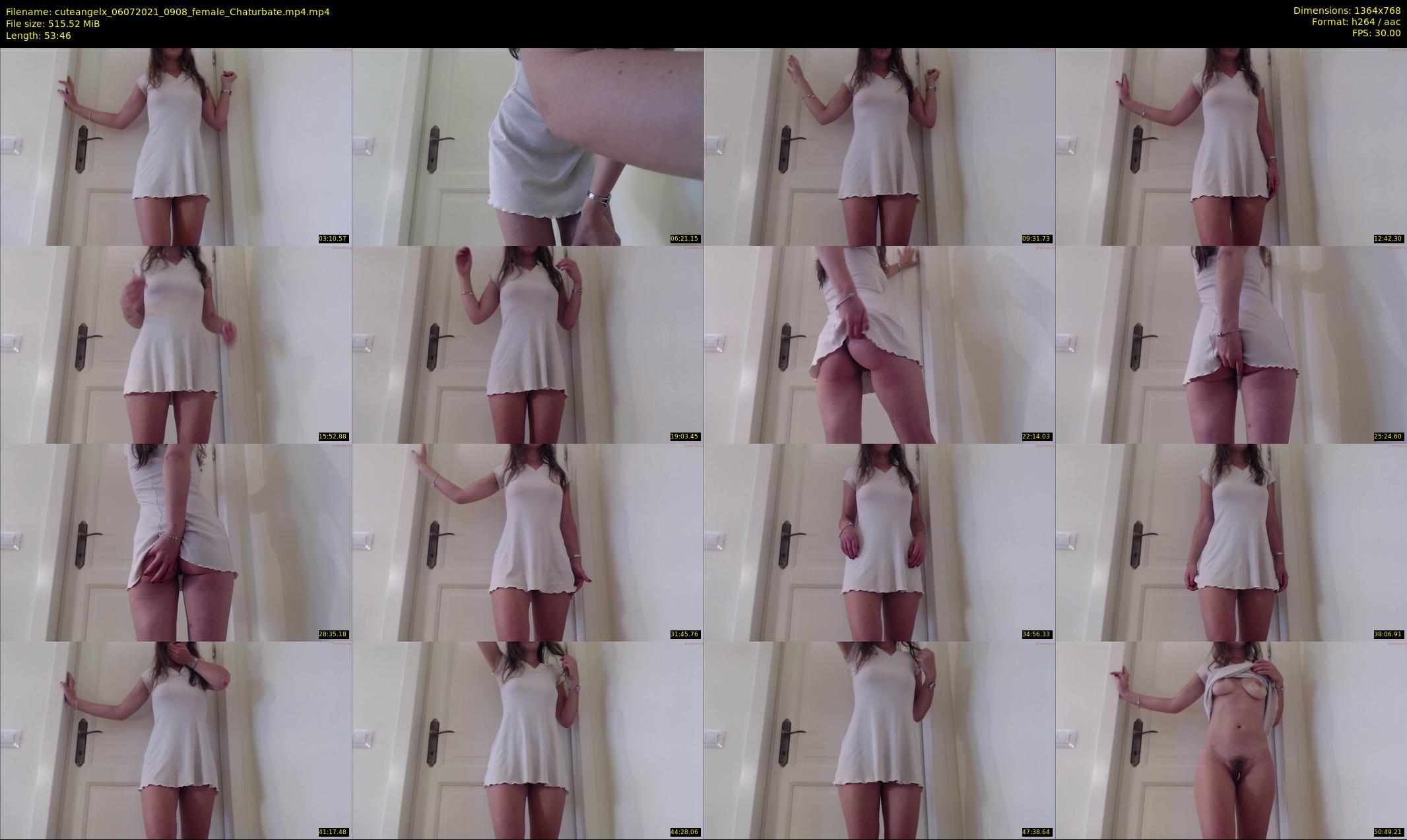 cuteangelx — 54 minute Chaturbate female cam show recording, 720p, Jul 6, 2021