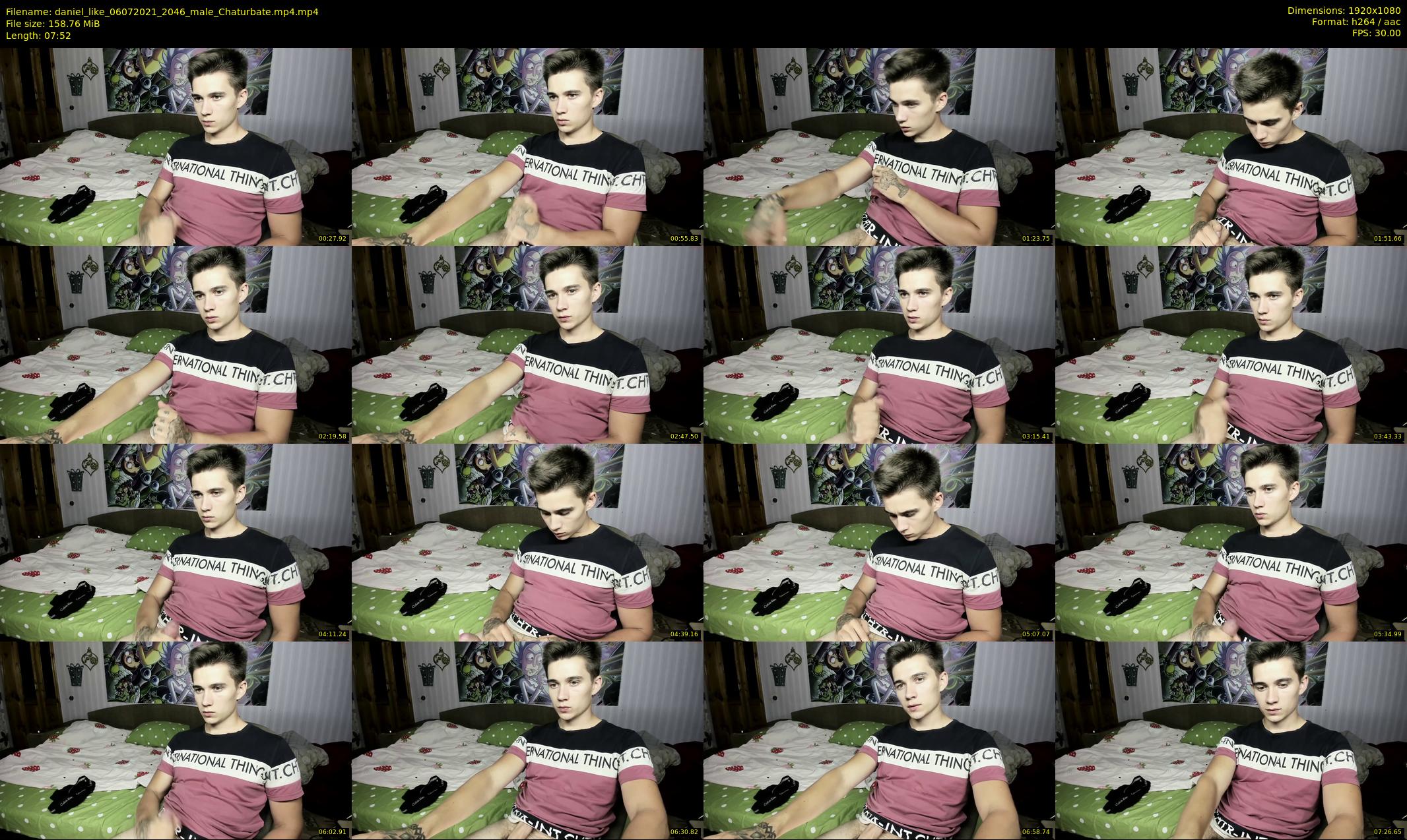 daniel_like — 8 minute Chaturbate male cam show recording, 1080p, Jul 6, 2021
