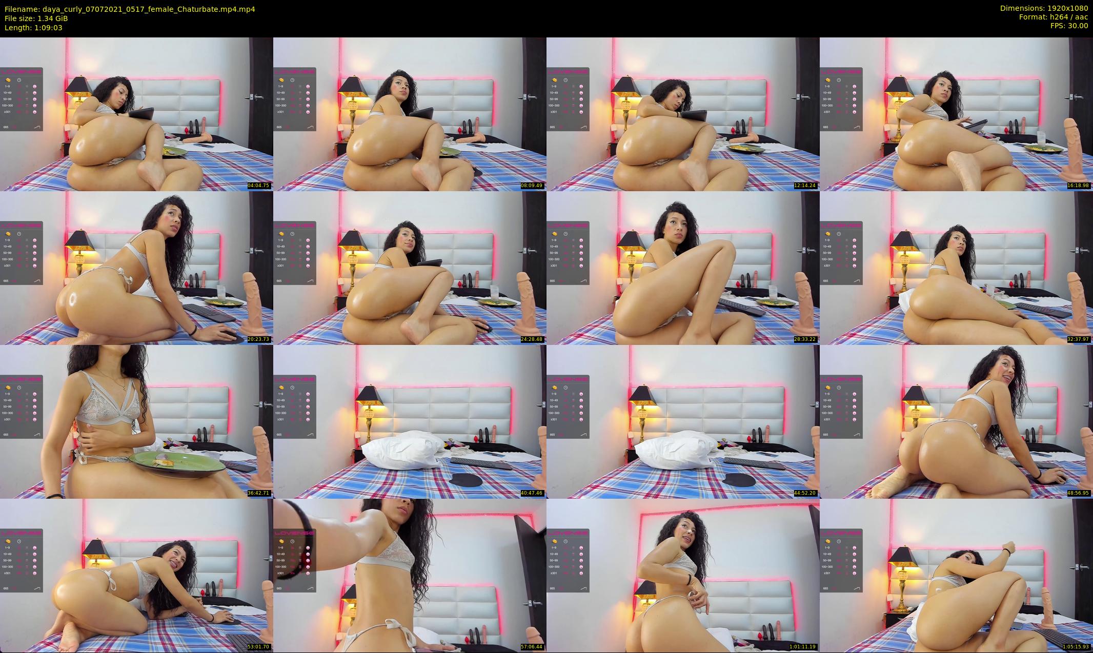 daya_curly — 70 minute Chaturbate female cam show recording, 1080p, Jul 7, 2021