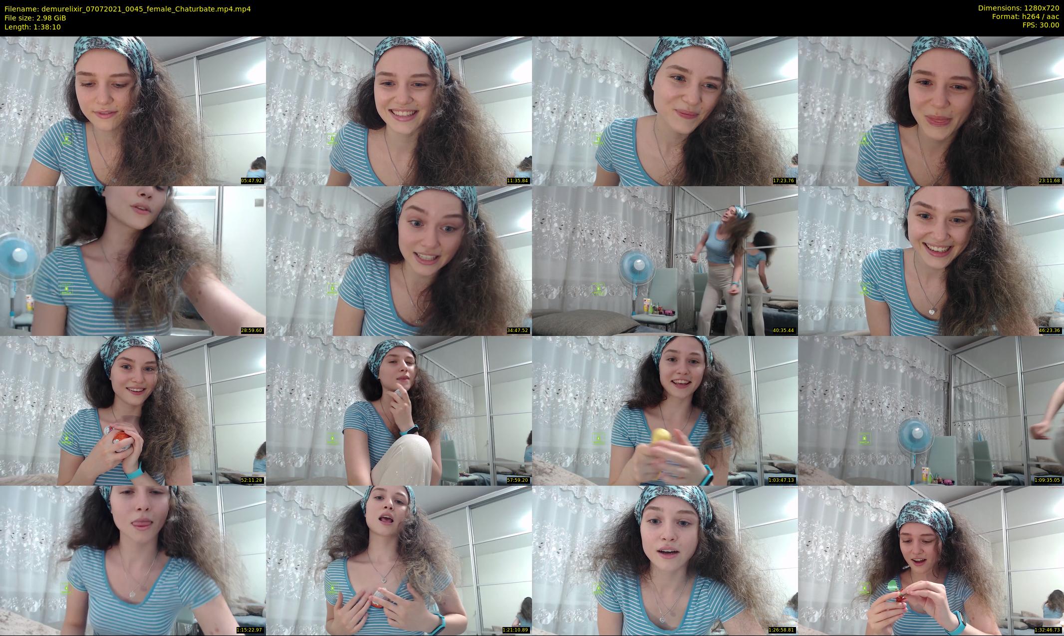 demurelixir — 99 minute Chaturbate female cam show recording, 720p, Jul 7, 2021