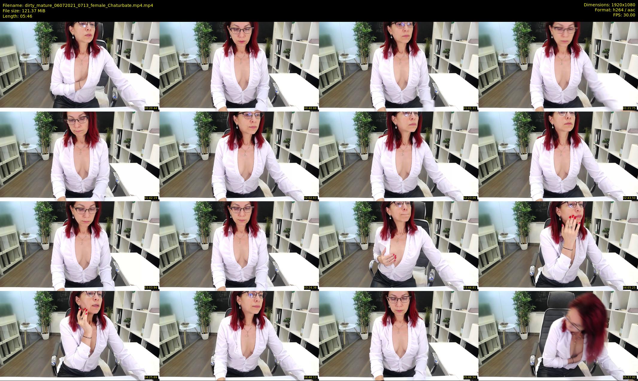 dirty_mature — 6 minute Chaturbate female cam show recording, 1080p, Jul 6, 2021