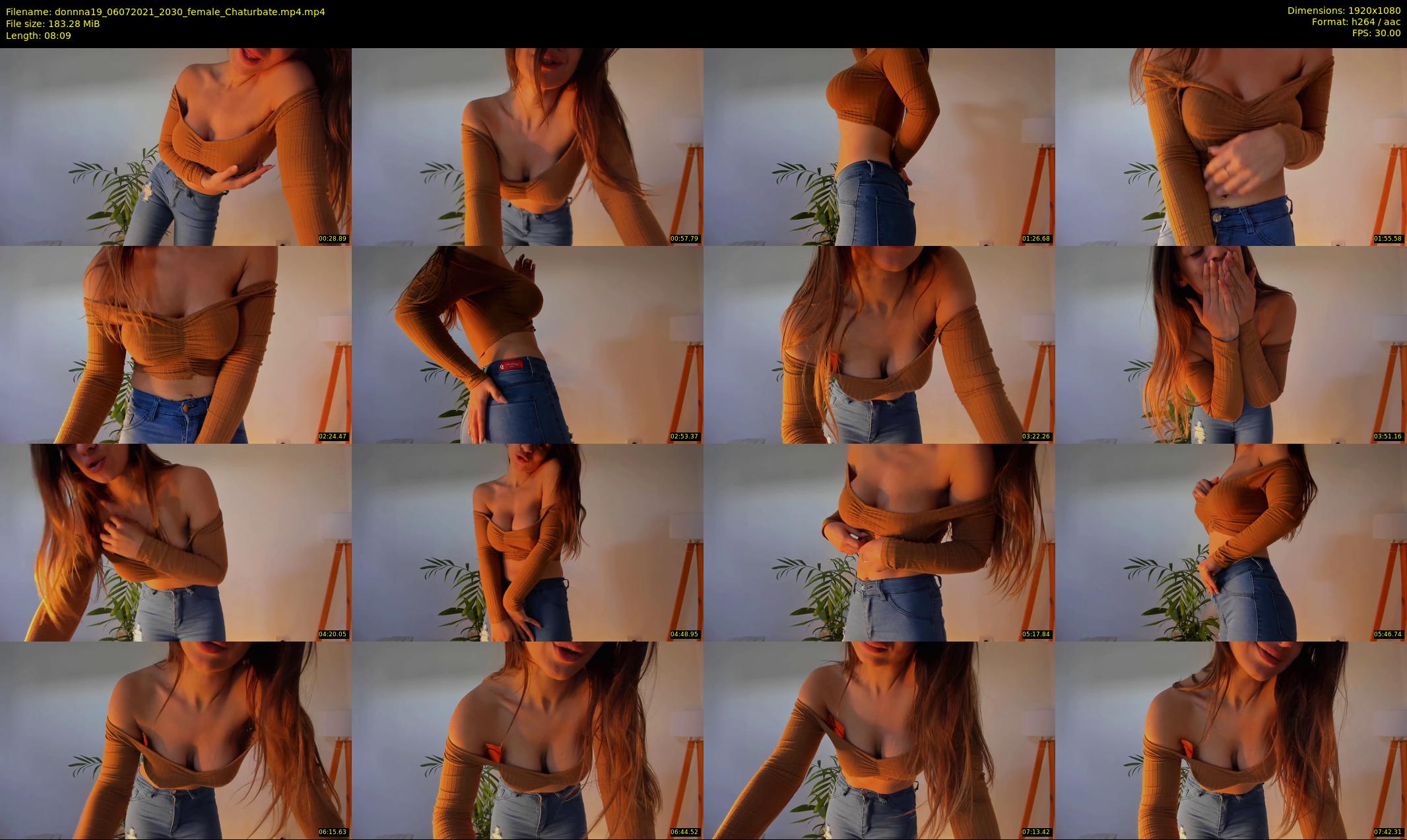 donnna19 — 9 minute Chaturbate female cam show recording, 1080p, Jul 6, 2021