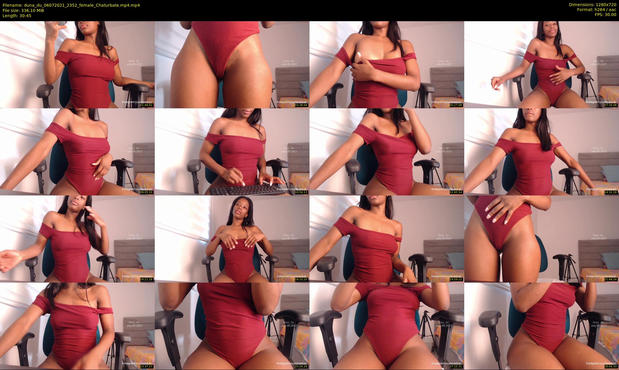 duna_du — 31 minute Chaturbate female cam show recording, 720p, Jul 6, 2021
