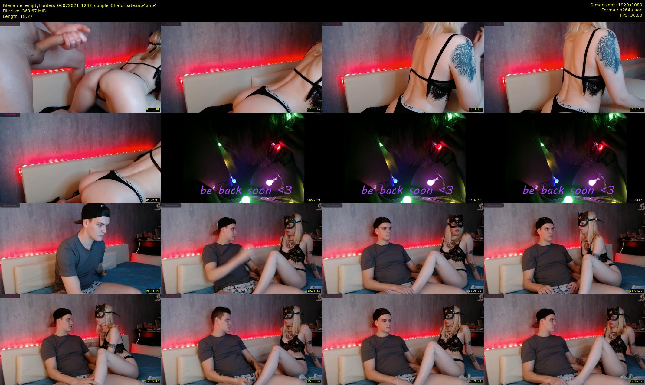 emptyhunters — 19 minute Chaturbate couple cam show recording, 1080p, Jul 6, 2021