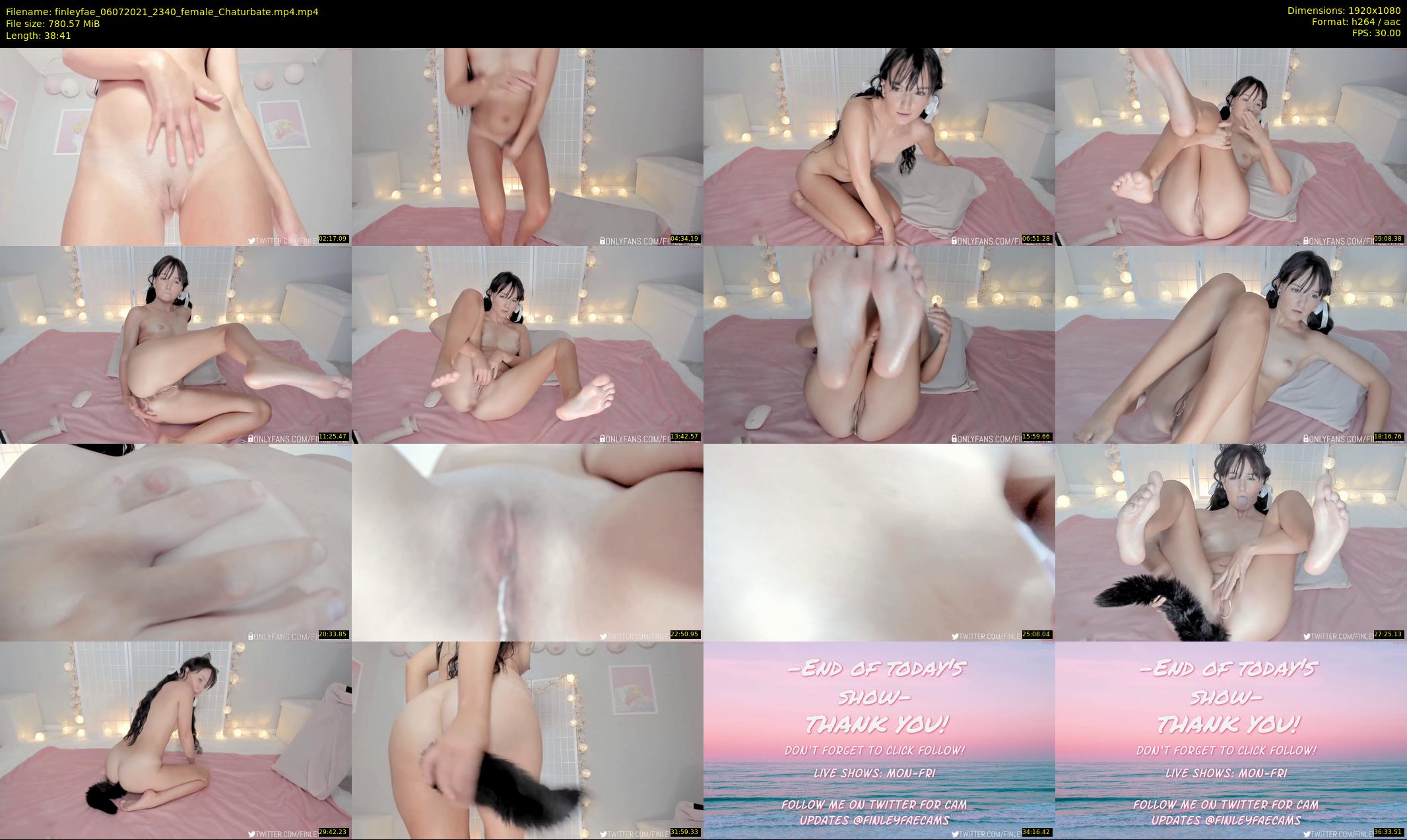 finleyfae — 39 minute Chaturbate female cam show recording, 1080p, Jul 6, 2021
