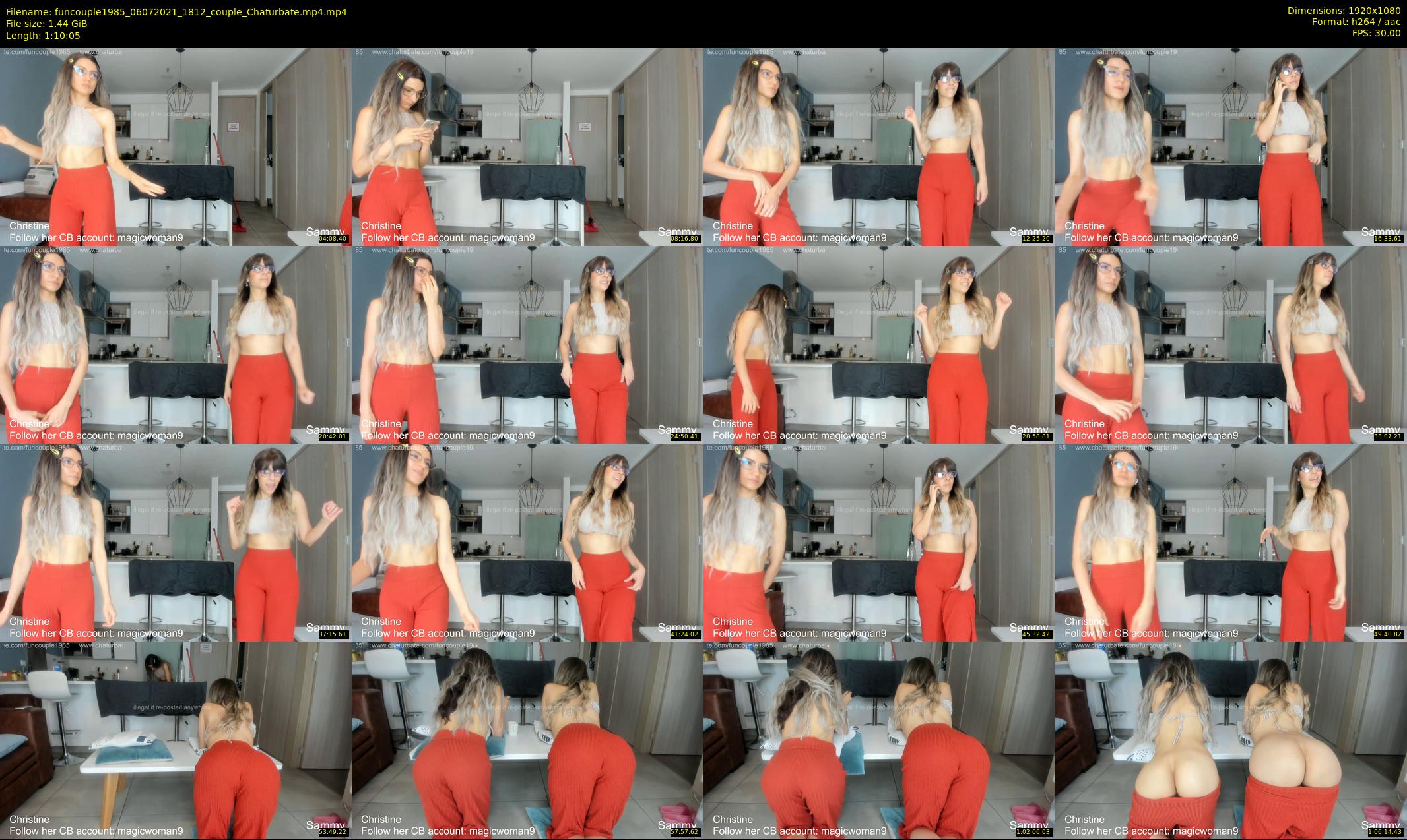 funcouple1985 — 71 minute Chaturbate couple cam show recording, 1080p, Jul 6, 2021
