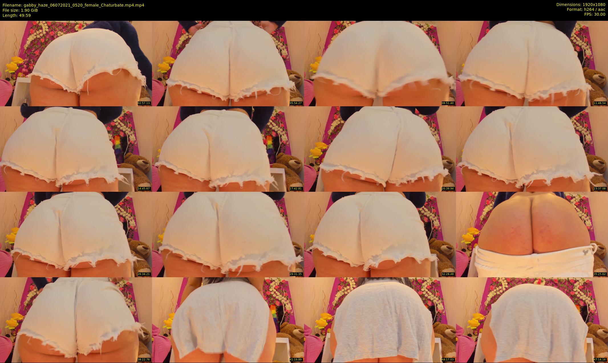 gabby_haze — 50 minute Chaturbate female cam show recording, 1080p, Jul 6, 2021